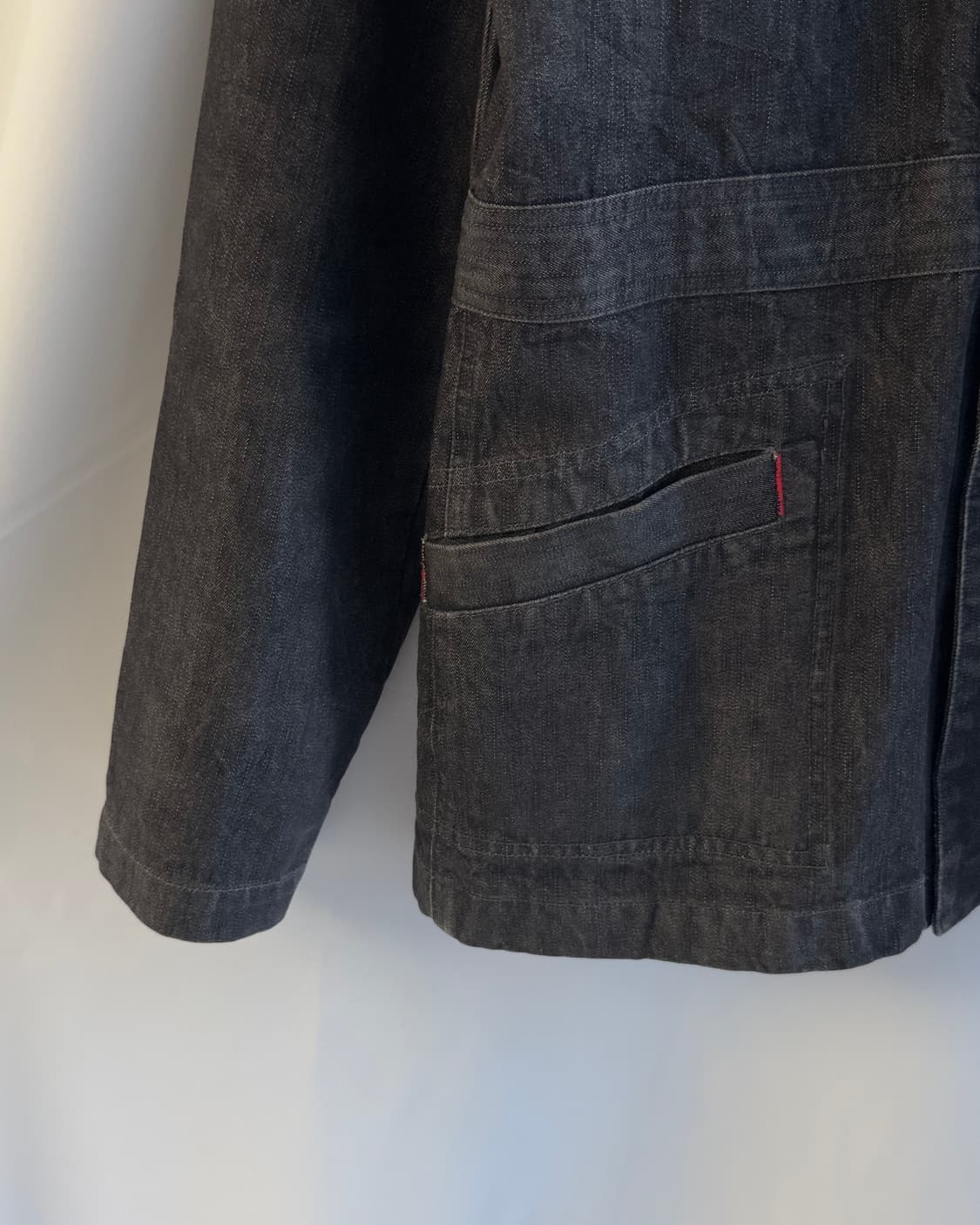 [BRACE BELL] black denim jacket 상품이미지5