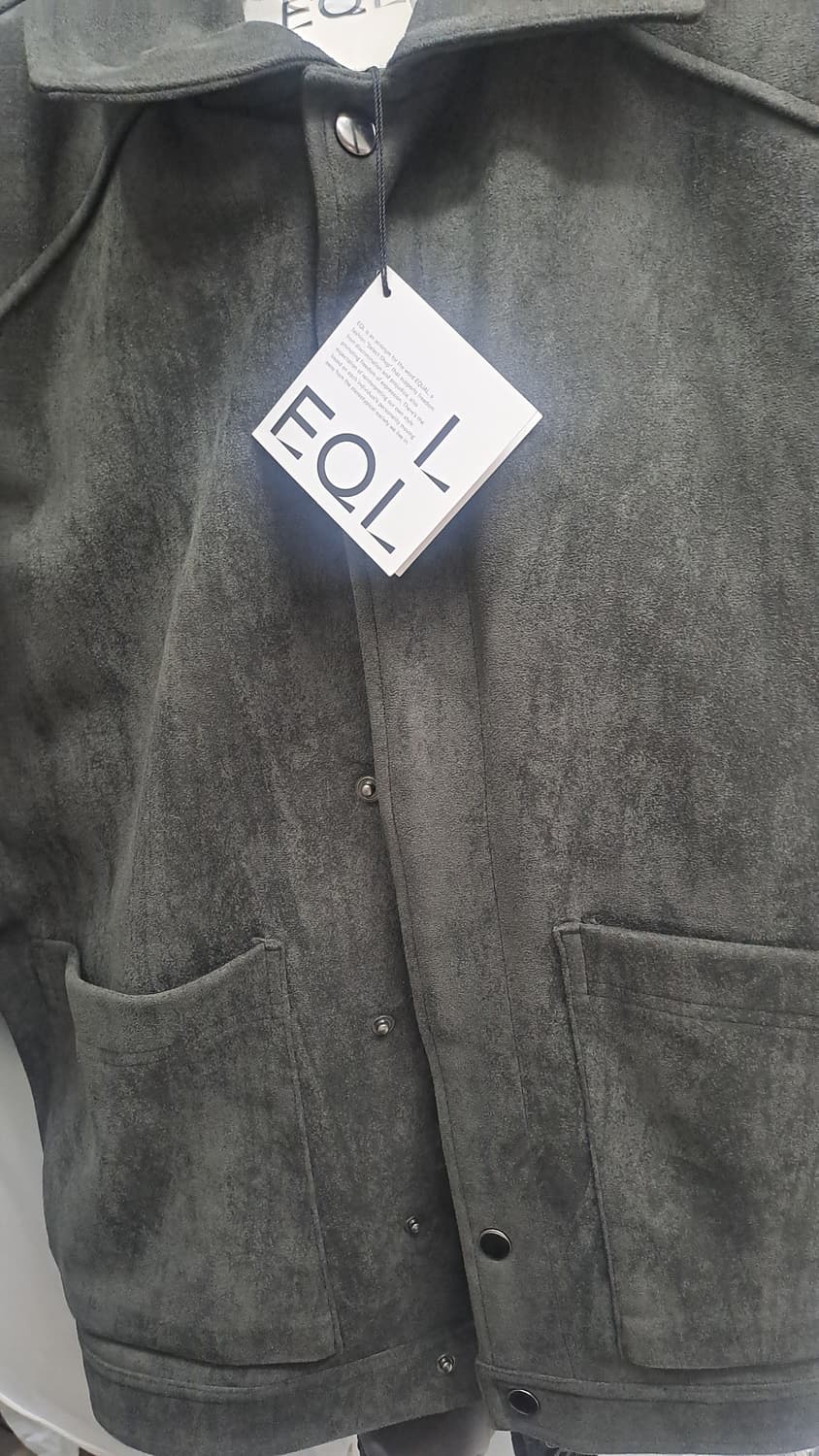 Suede Semi-Over fit Blouson EQL 상품이미지2