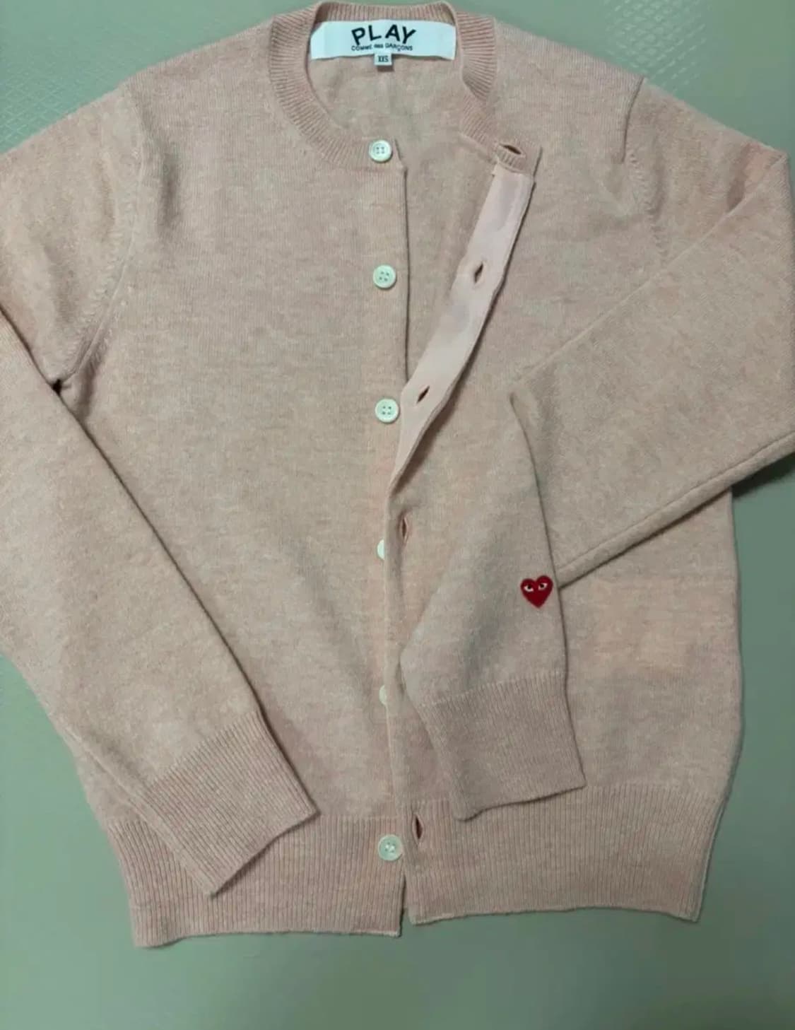 꼼데가르송핑크가디건 상품이미지2