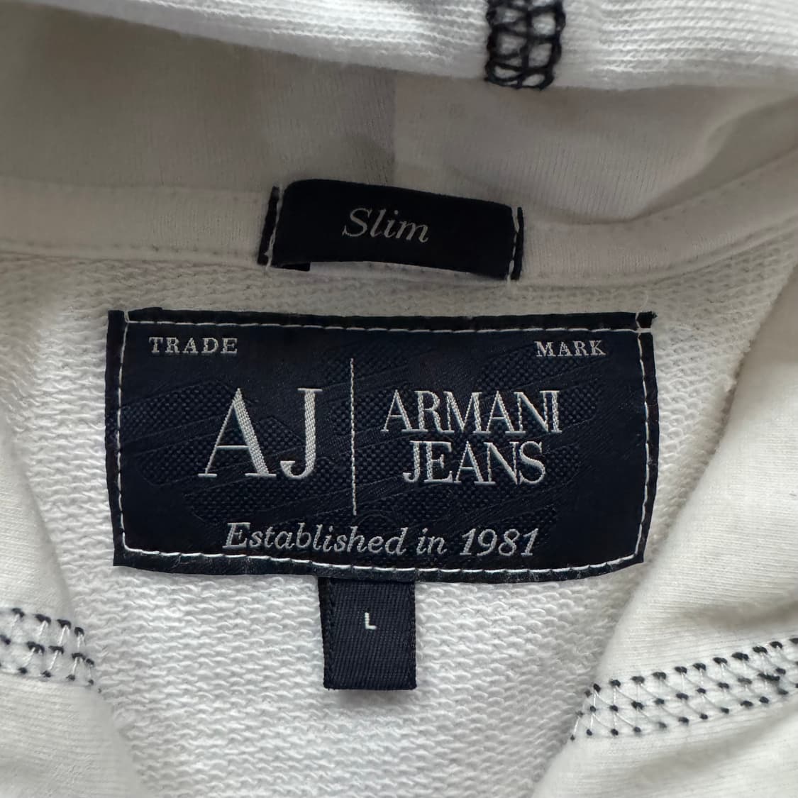 ARMANI 일본빈티지 후드집업 아르마니 빈티지후드집업 L 100 상품이미지4