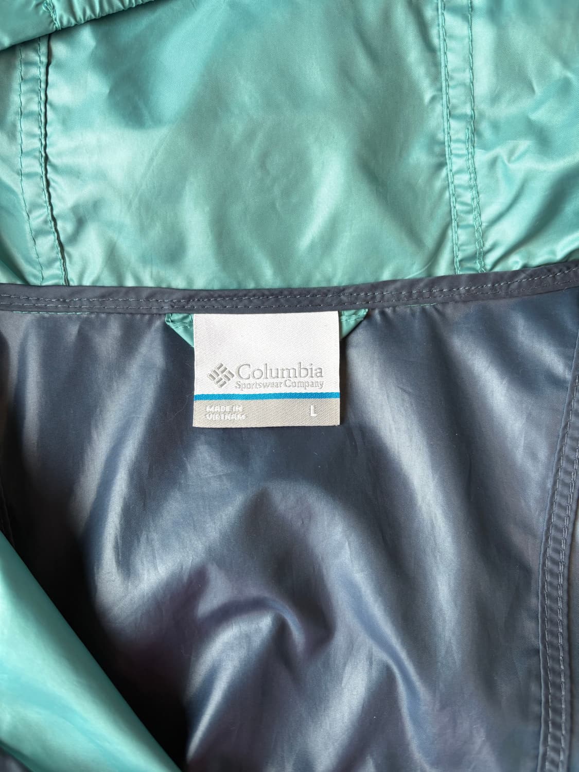 16s Columbia 민트 배색 바람막이 상품이미지4