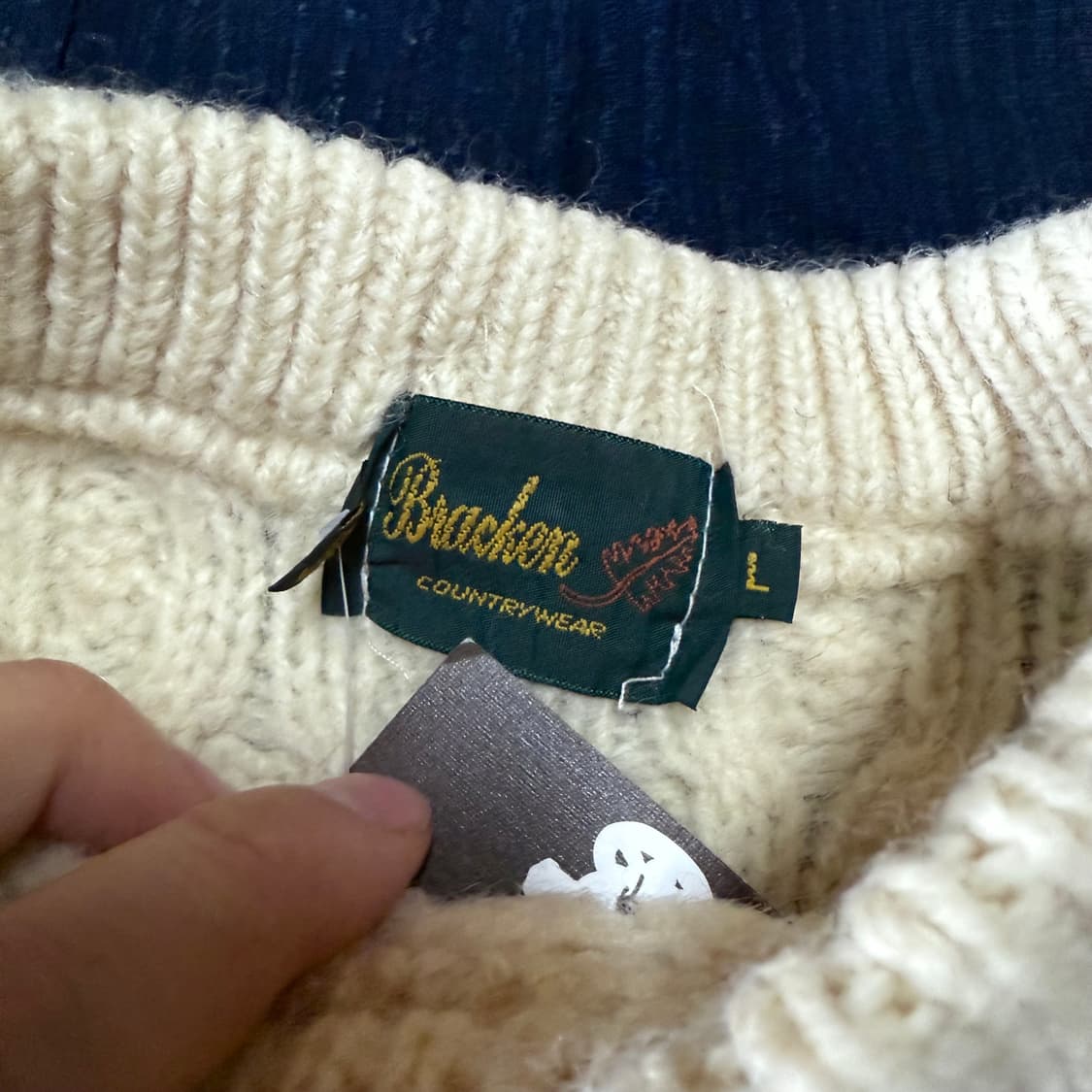 80's Bracket 피셔맨 스웨터 L 상품이미지4