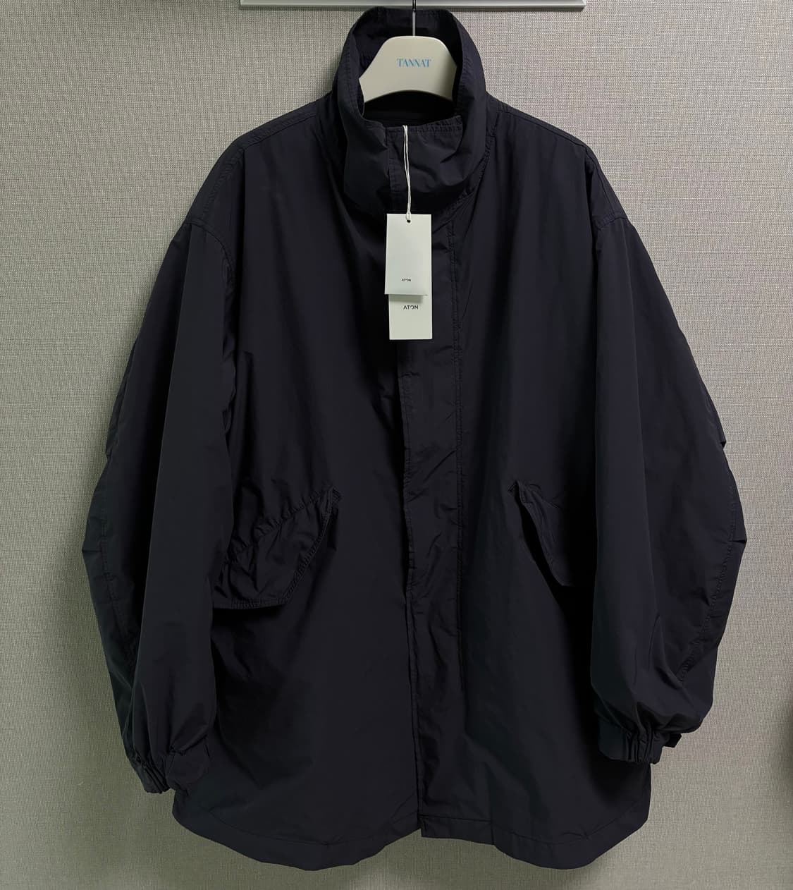 Aton short mods coat 별주 퍼플그레이컬러 4사이즈  상품이미지1