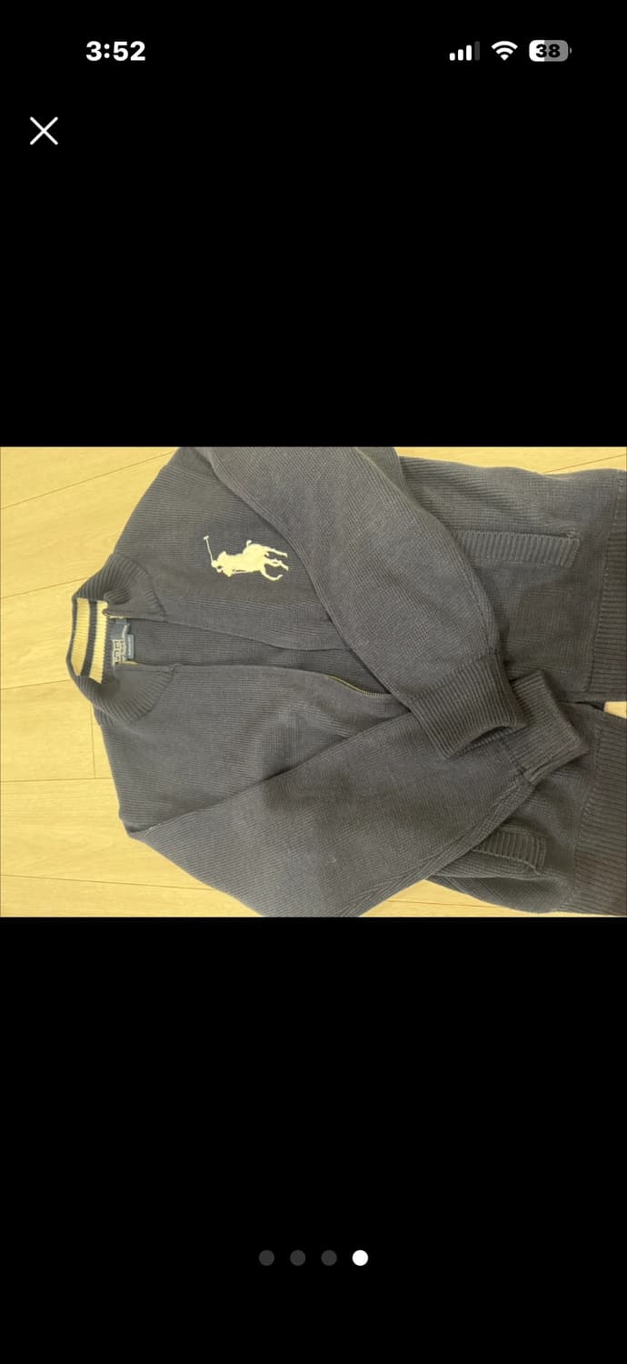 폴로 니트 가디건 L(빅포니) 상품이미지4