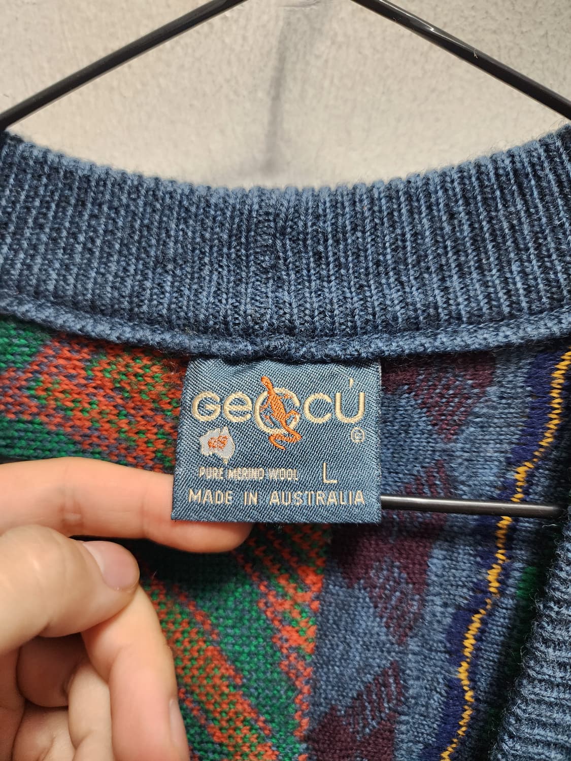 GECCU 게쿠 오스트레일리아 메리노울 케이블 가디건 상품이미지4