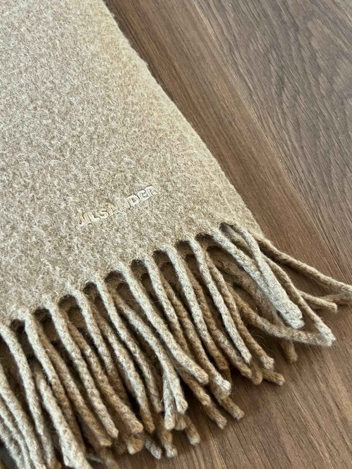 질샌더 JILSANDER 베이지 머플러 F 상품이미지2