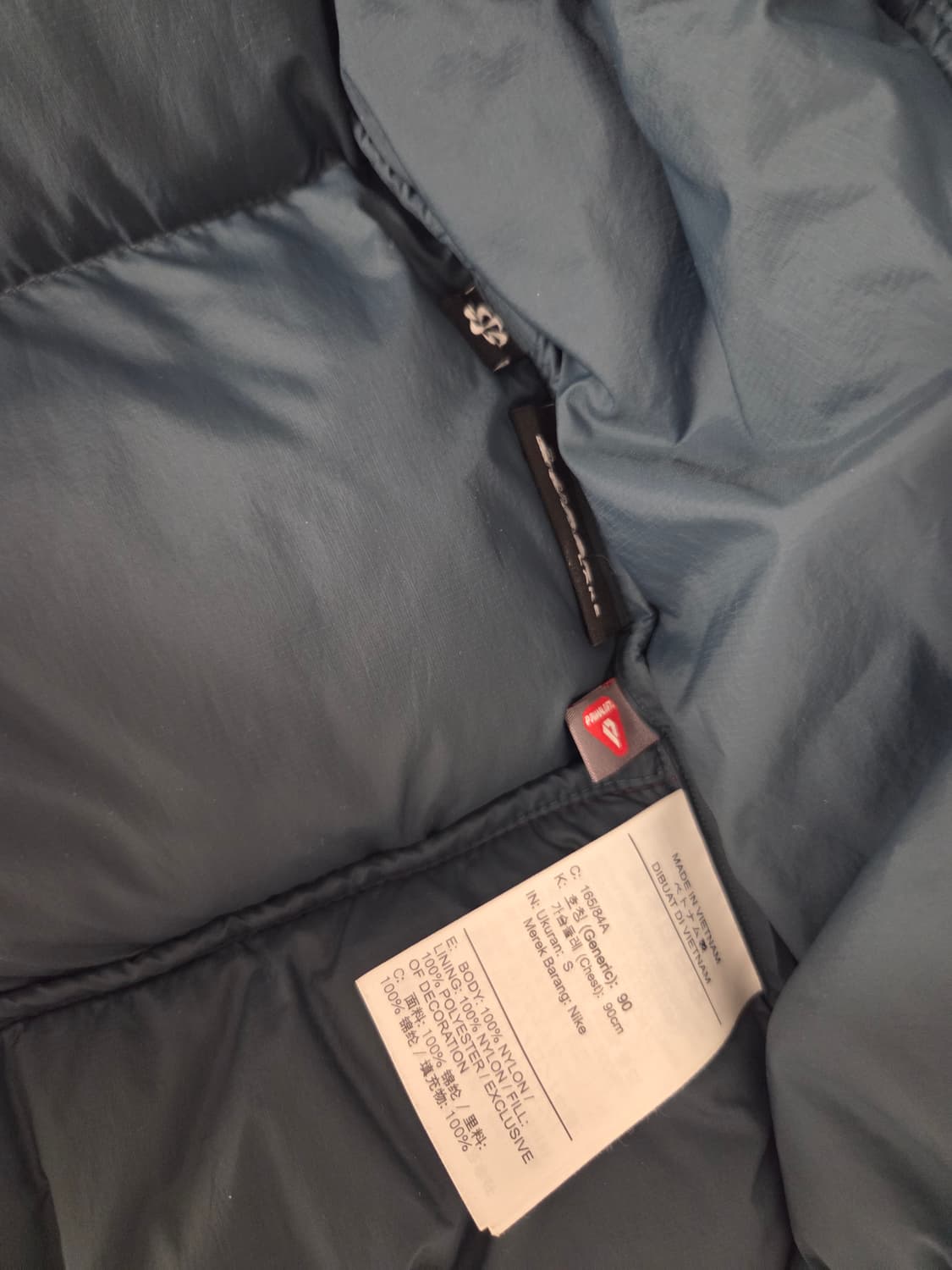 나이키 acg 써마핏 루나레이크 패딩 마룬 s사이즈 상품이미지3