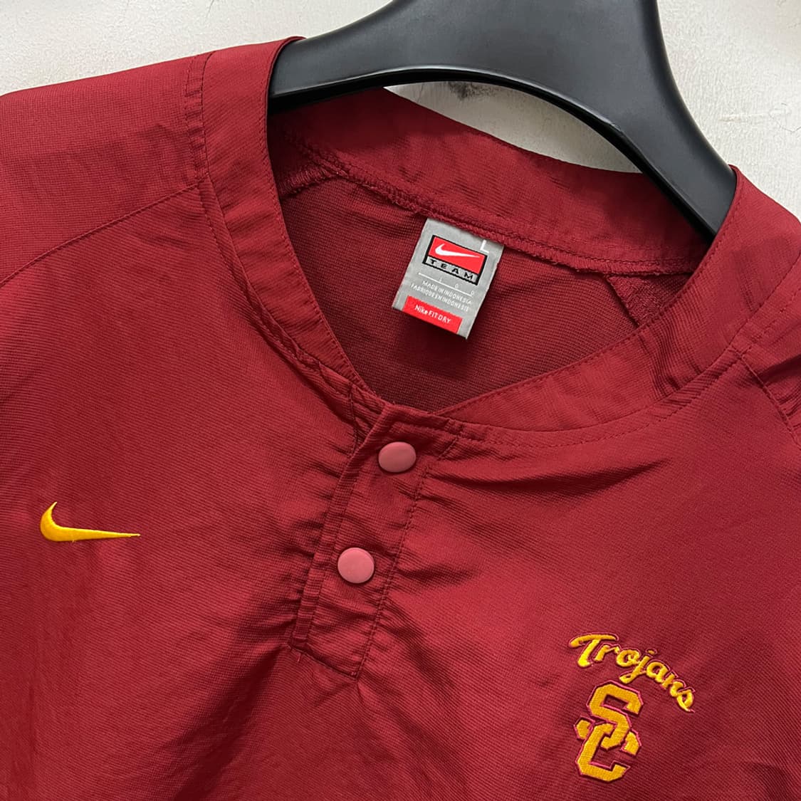 나이키 USC Trojans 반팔 바람막이 웜업 L 상품이미지3
