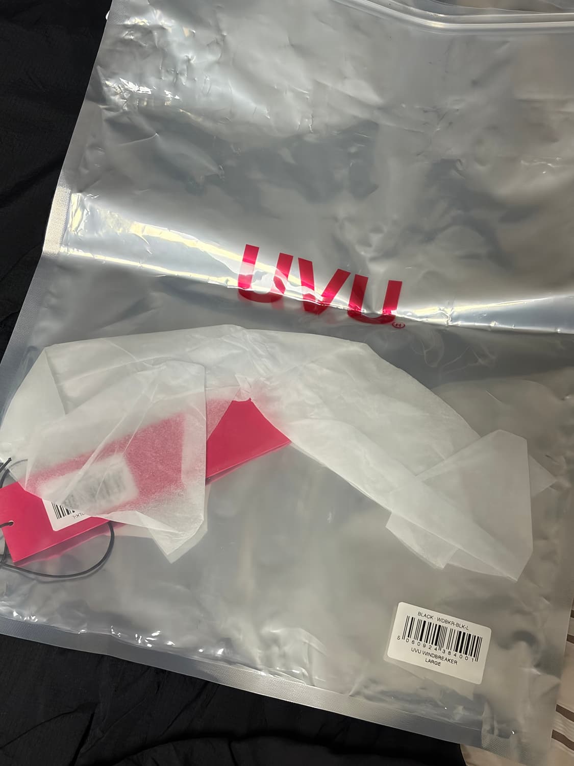 (L) UVU 울트라라이트 윈드브레이커 블랙 상품이미지5