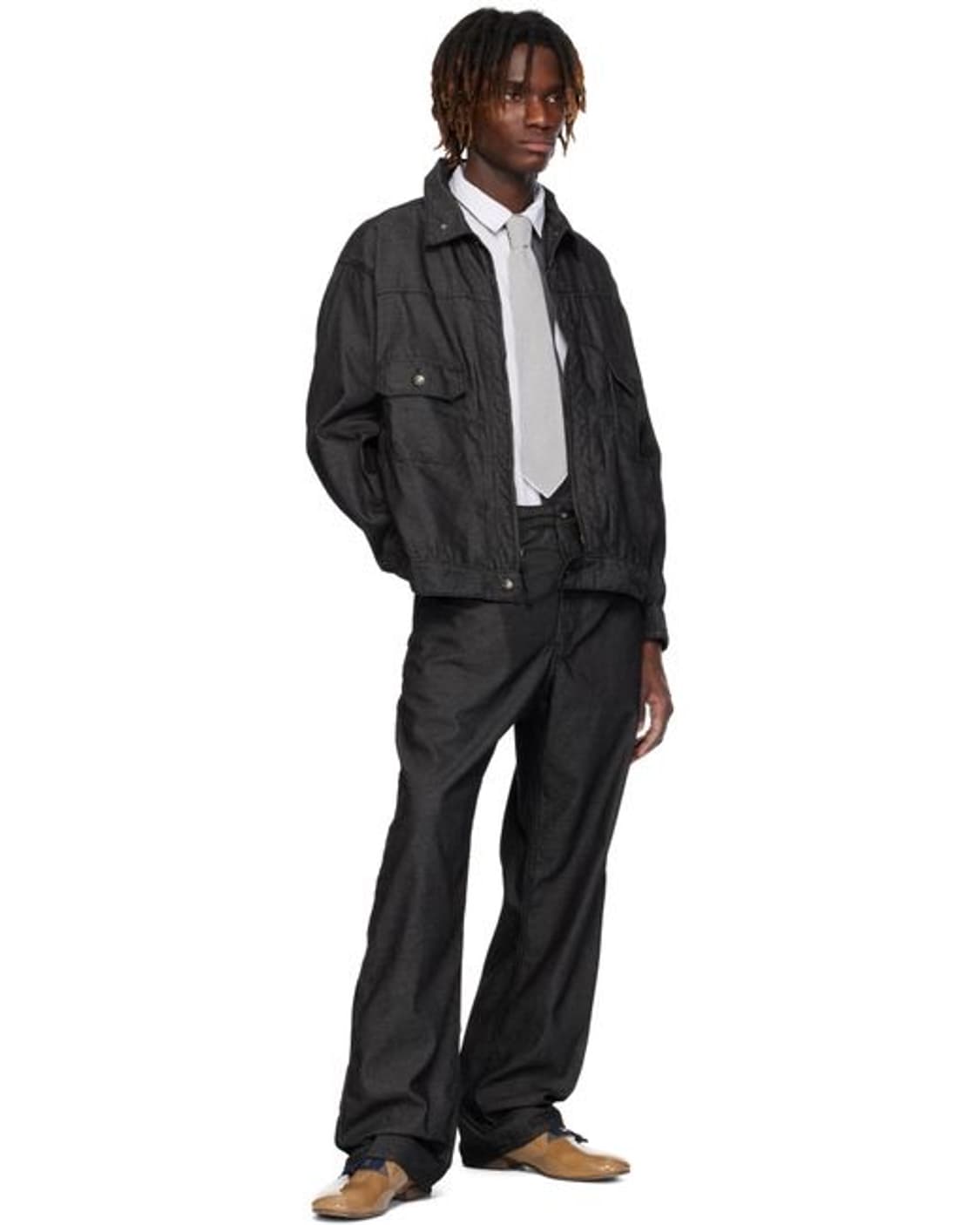 엔지니어드 가먼츠 RF Jeans - Black CP Denim 상품이미지4