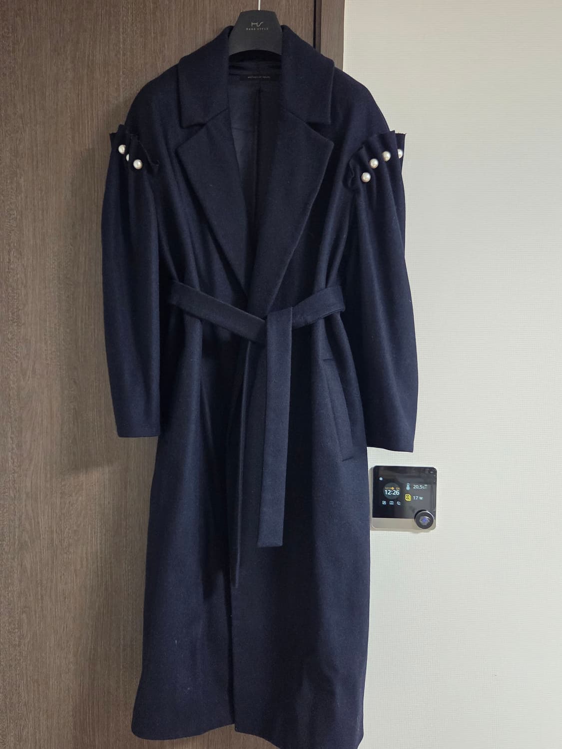 Mother of Pearl 네이비 롱코트 M(66) 상품이미지2