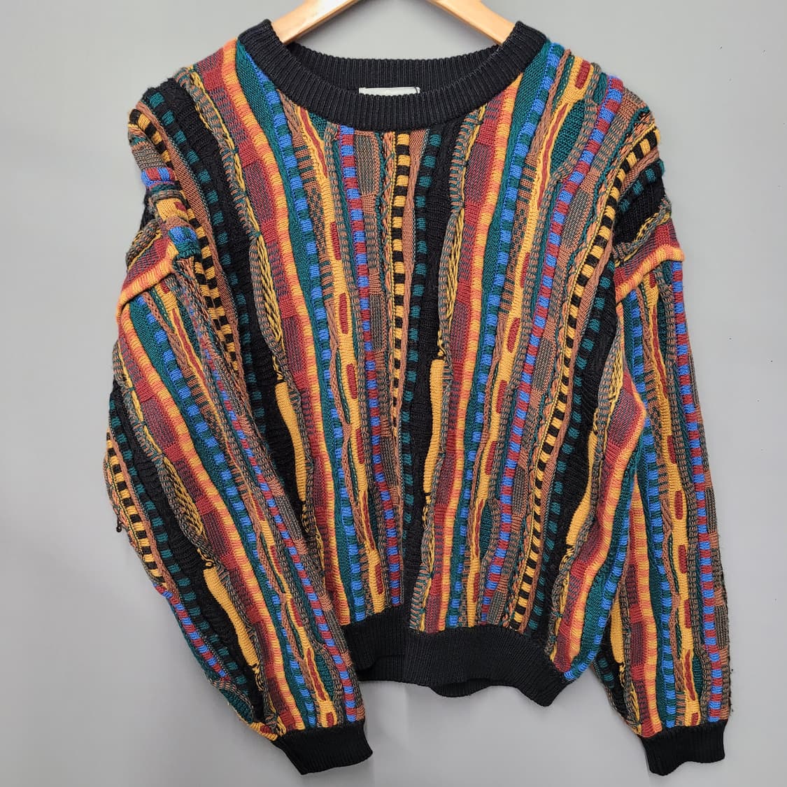 Giovanni Uomo 이테리 쿠지패턴 케이블 니트 상품이미지1