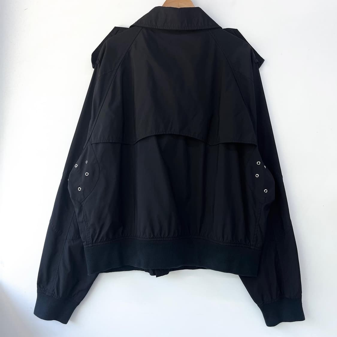 폴로 랄프로렌 블랙 나일론숏트렌치 자켓 상품이미지7