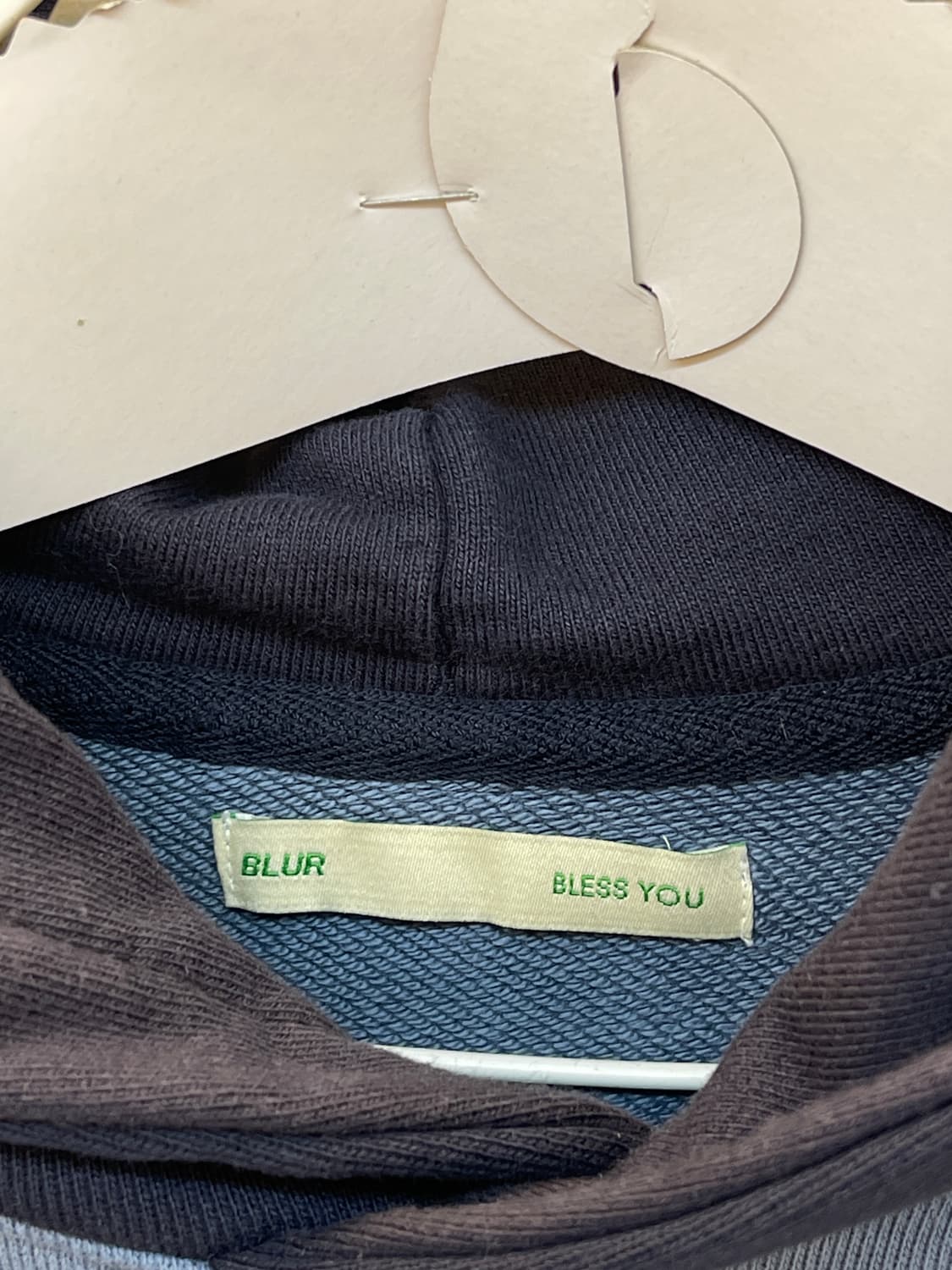 BLUR 블러 패치 나그랑 후드티 2사이즈 상품이미지4