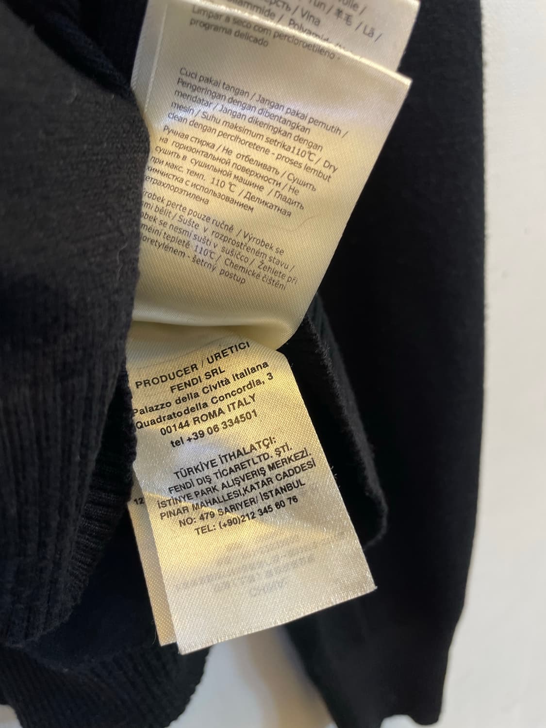 펜디 FF 하이넥 울니트:) 반목니트 터틀넥니트 상품이미지7