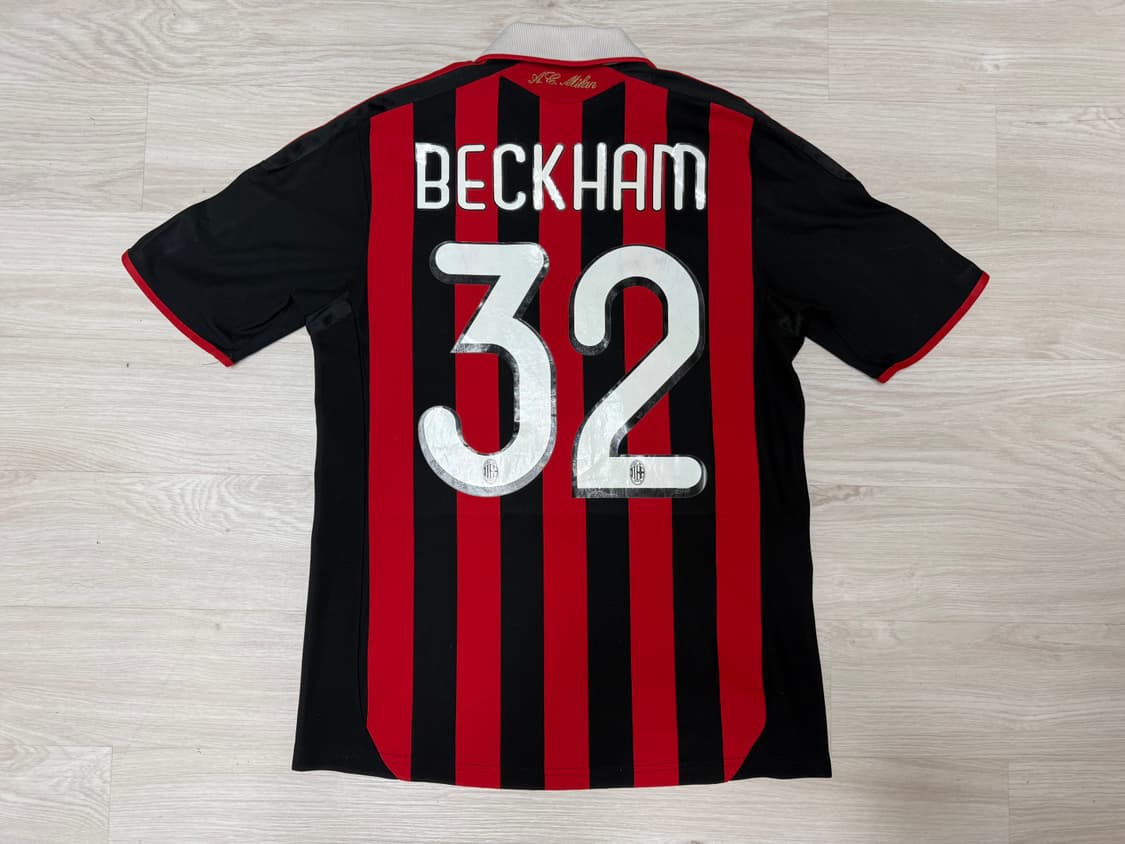[S] 아디다스 AC밀란 09-10 홈 베컴 마킹 유니폼 상품이미지4
