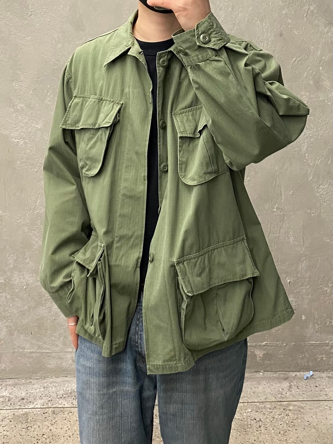 [US M] DEKALB MFG.CO 80s 미군 정글 퍼티그 자켓 상품이미지8