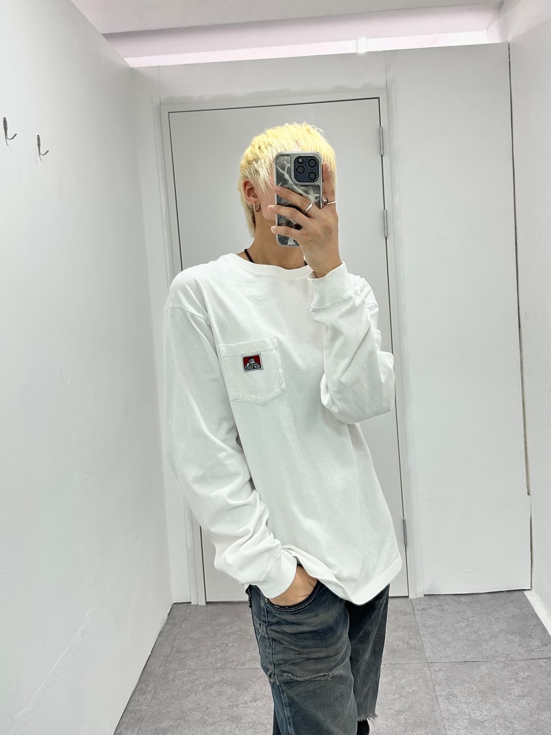 Ben Davis logo patch long sleeve 상품이미지1