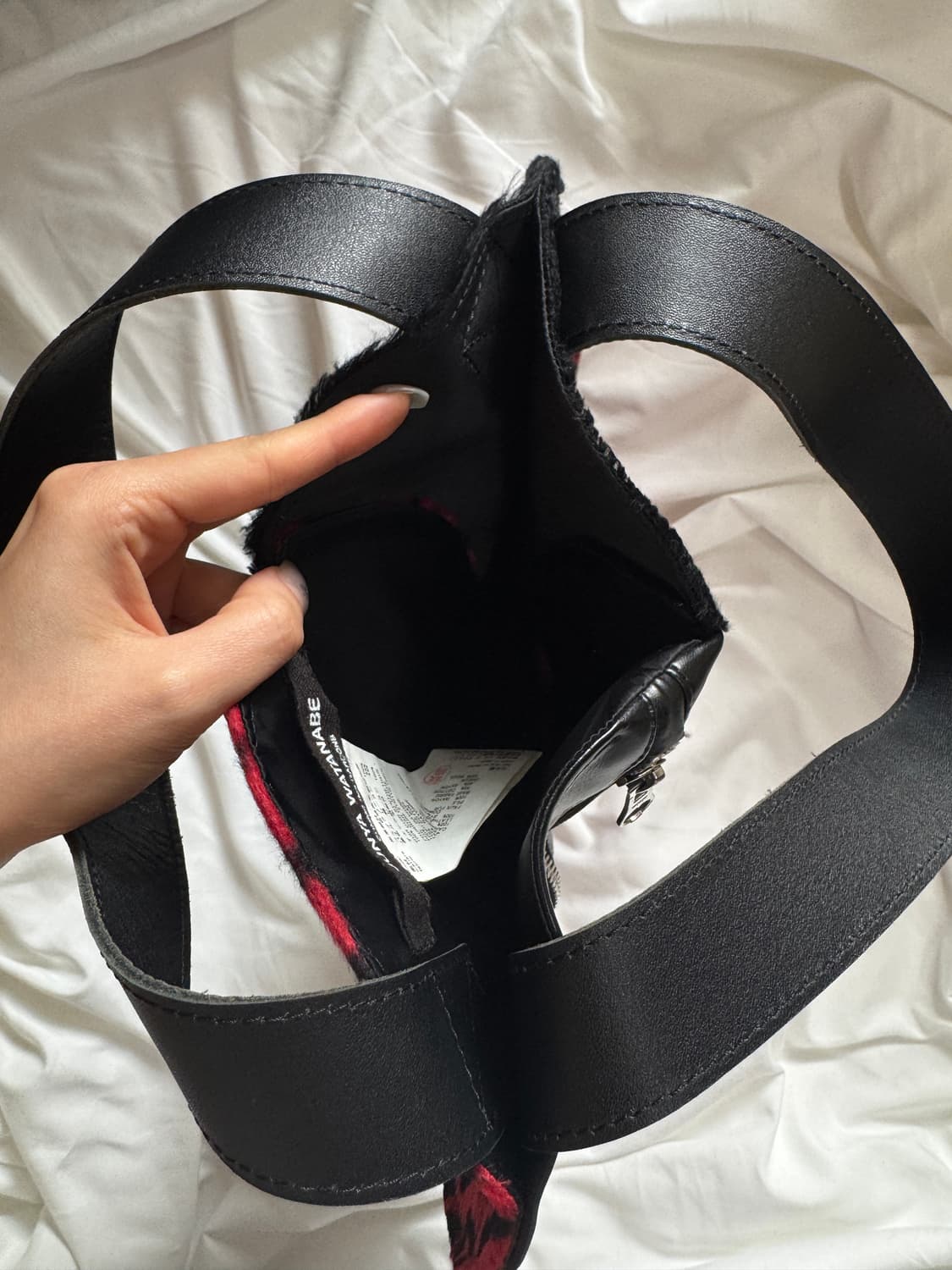 준야 와타나베 꼼데가르송 서클 패치워크 토트백 상품이미지4