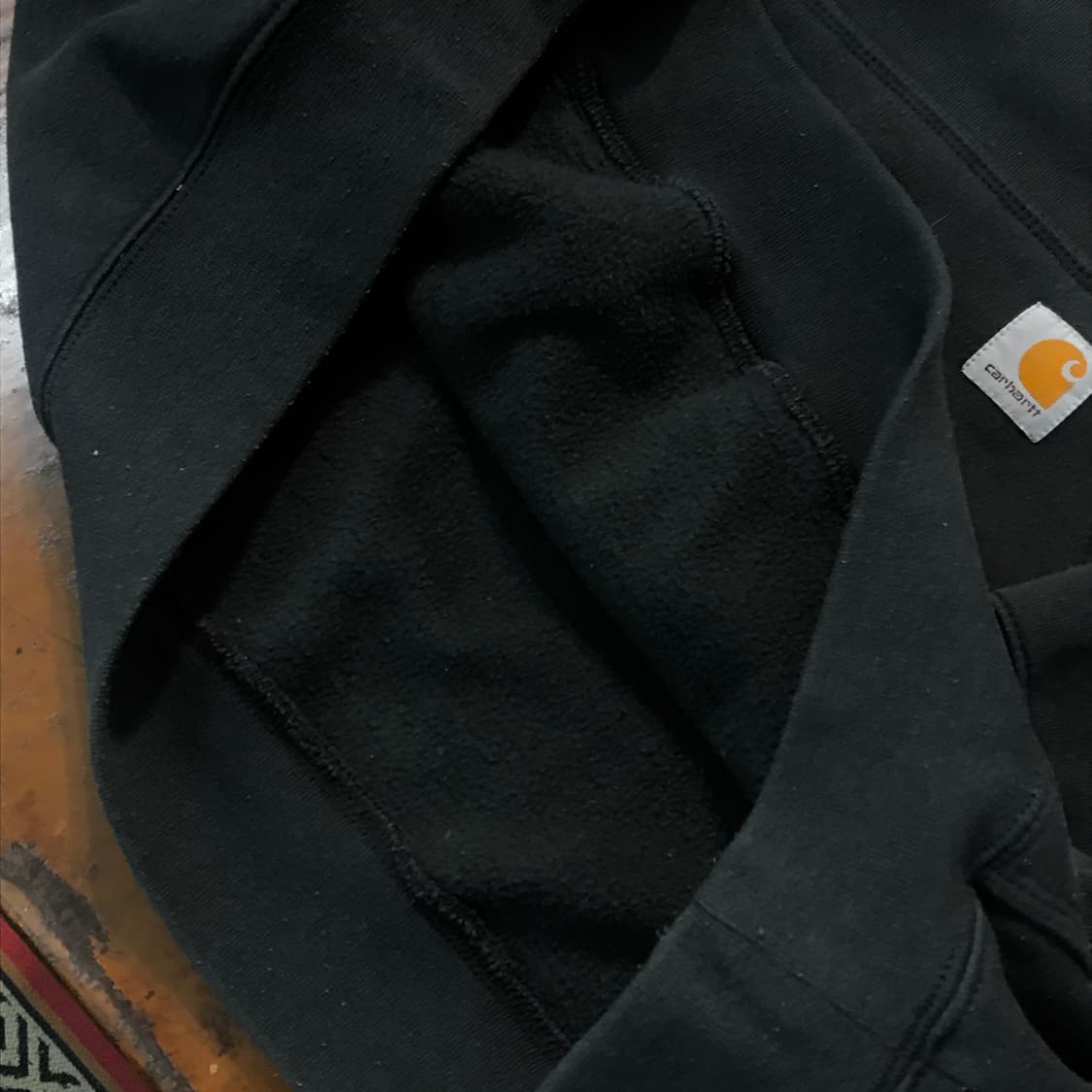 칼하트 에이징 차콜 기모 후디 남성 110 사이즈 상품이미지4