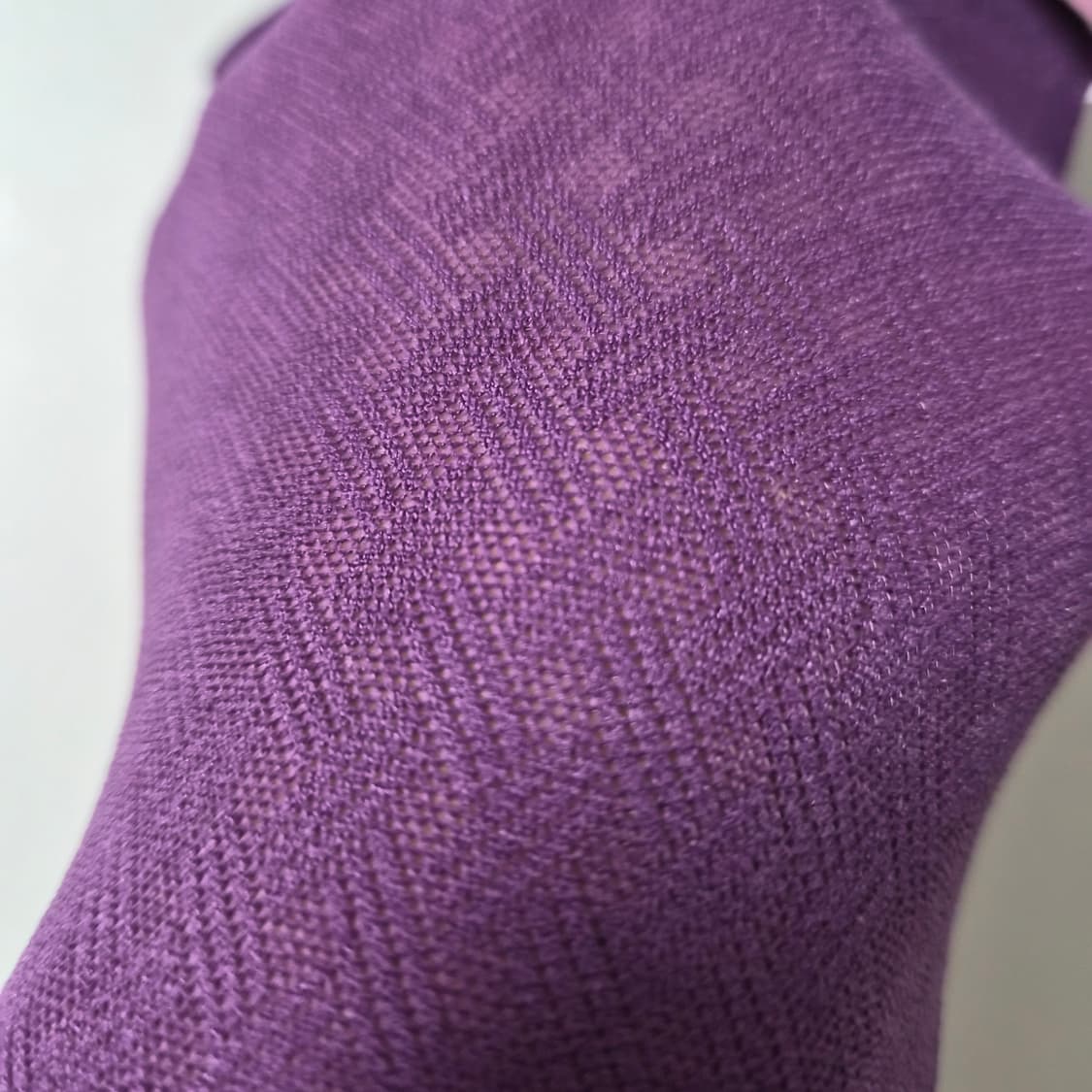 퍼플 자가드 조직 니하이 삭스 스타킹 상품이미지3