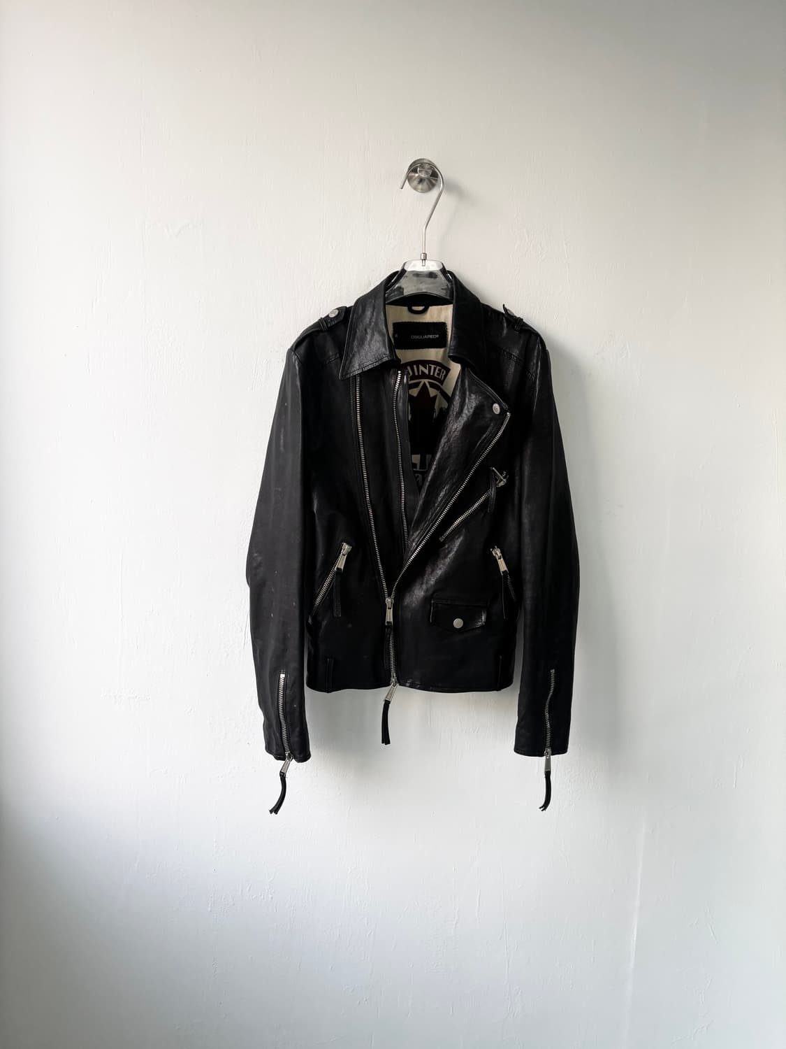 디스퀘어드 2 램스킨 레더 자켓 상품이미지5