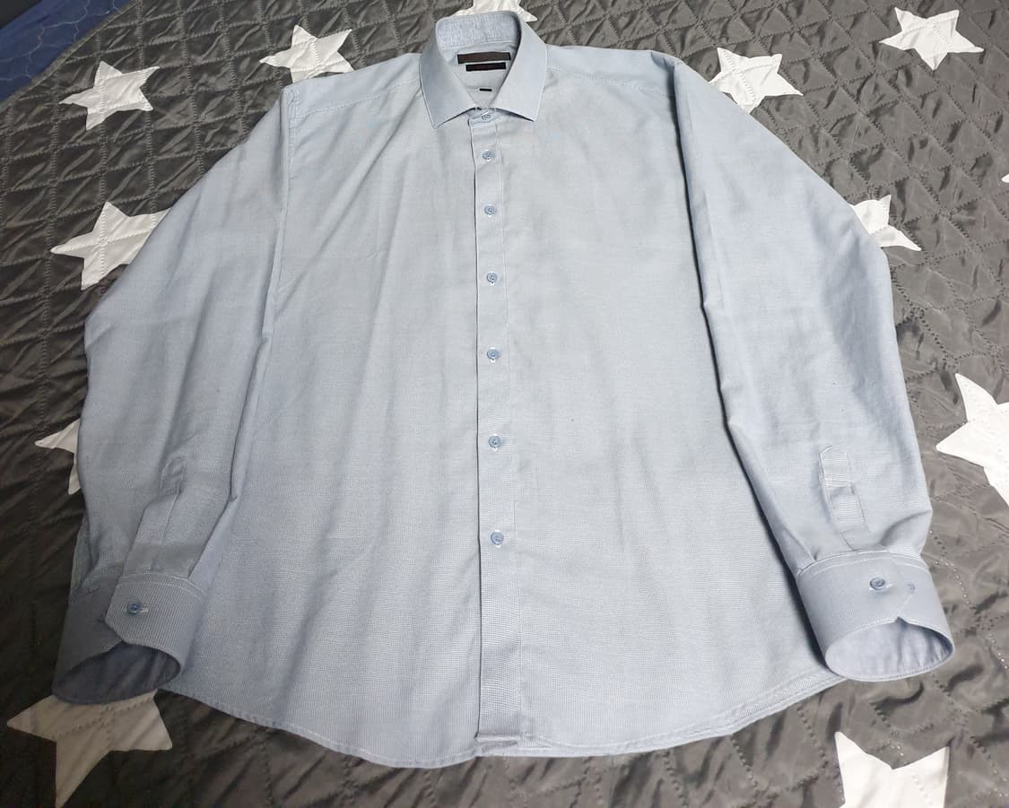 로베르타 디 까메리노 솔리드 정장셔츠 스카이블루 (110) 상품이미지1