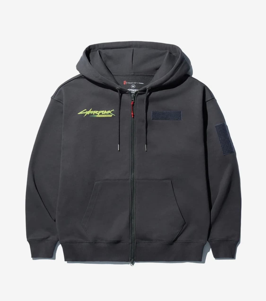 새상품(S)사이버펑크 엣지러너 텍티컬 후드집업 차콜 상품이미지3