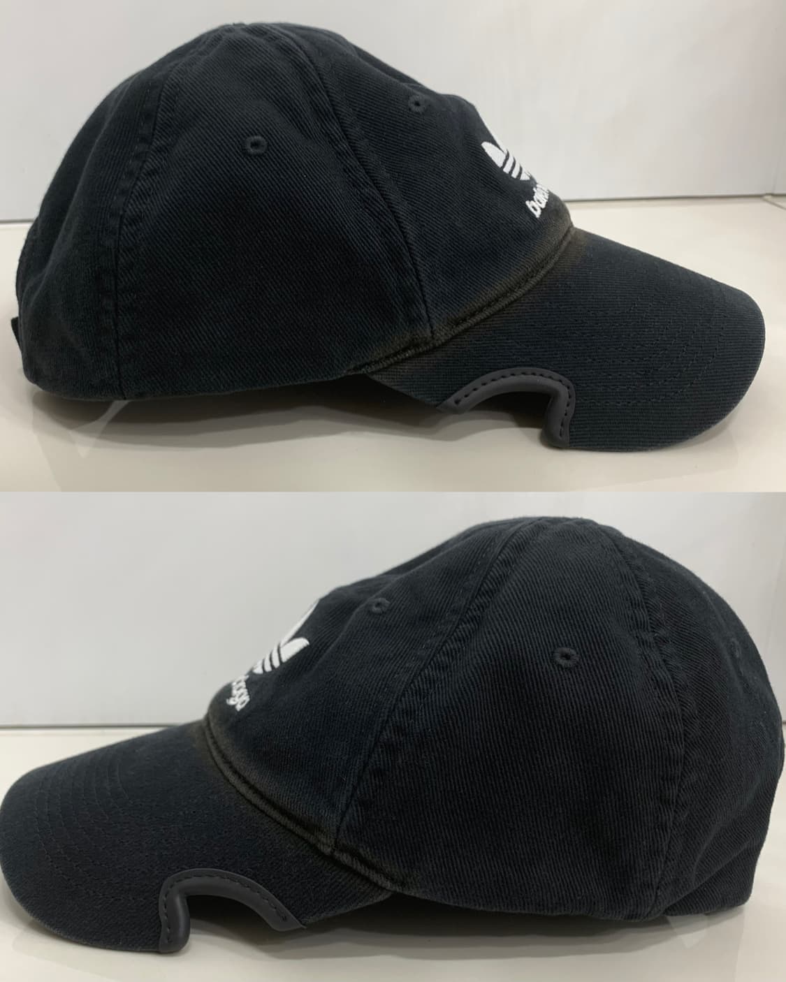 [S]발렌시아가 아디다스 로고 볼캡 모자 블랙 상품이미지3