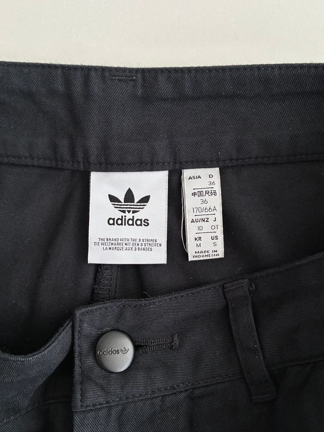 M) 아디다스 카고 조거 팬츠 블랙 상품이미지4