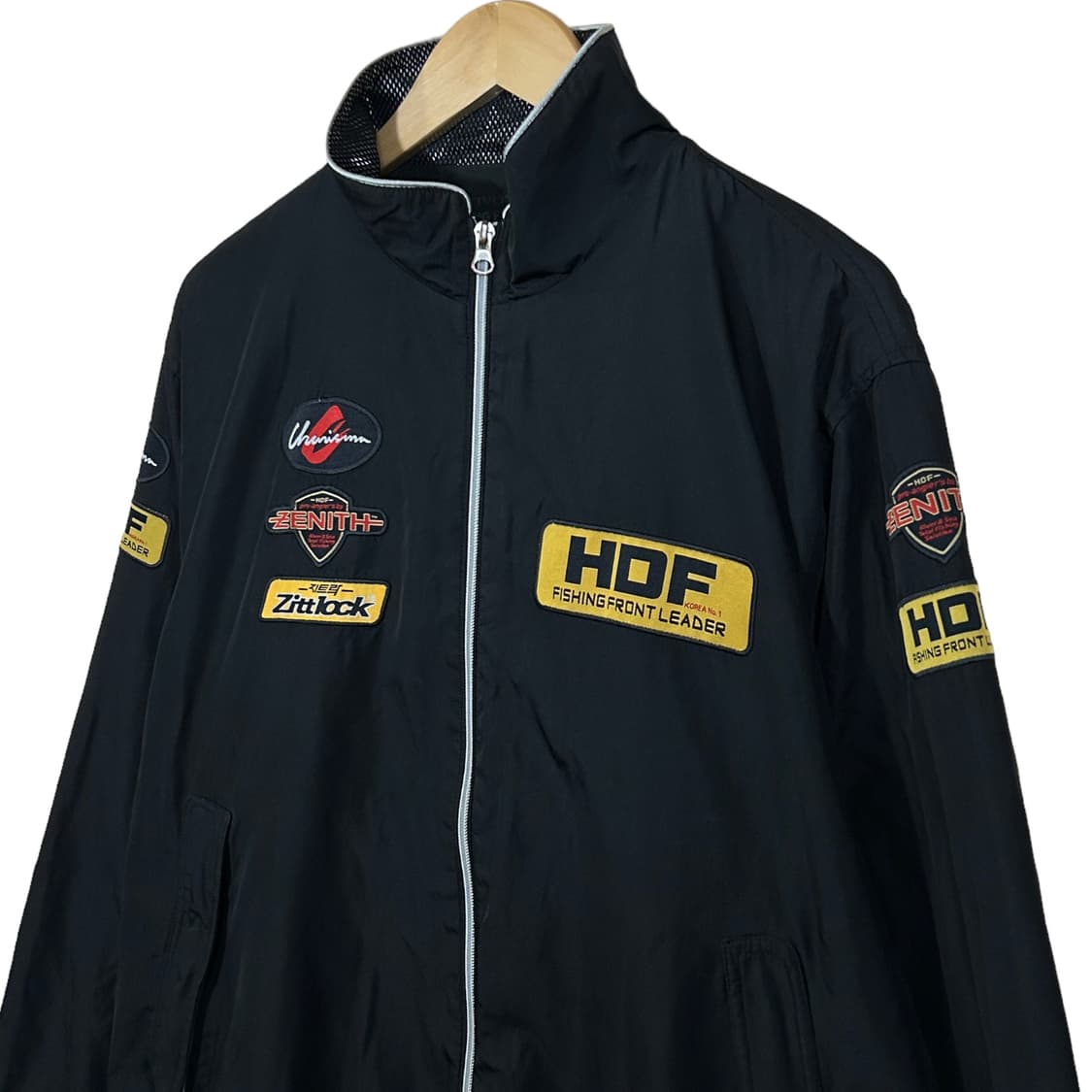 HDF 자수 패치 피싱 바람막이 자켓 XL 상품이미지5