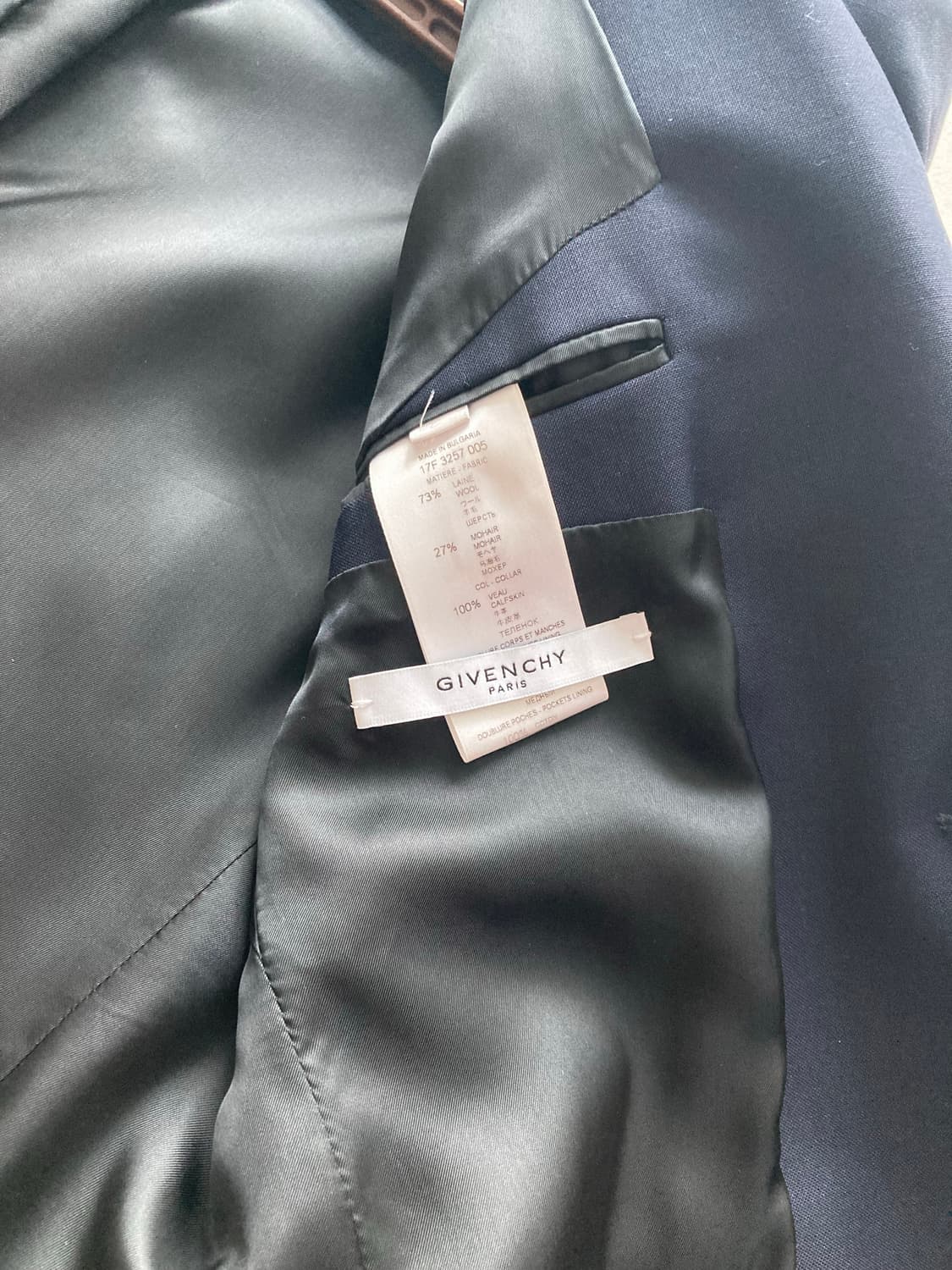 Givenchy 남성 네이비 블레이저 상품이미지3