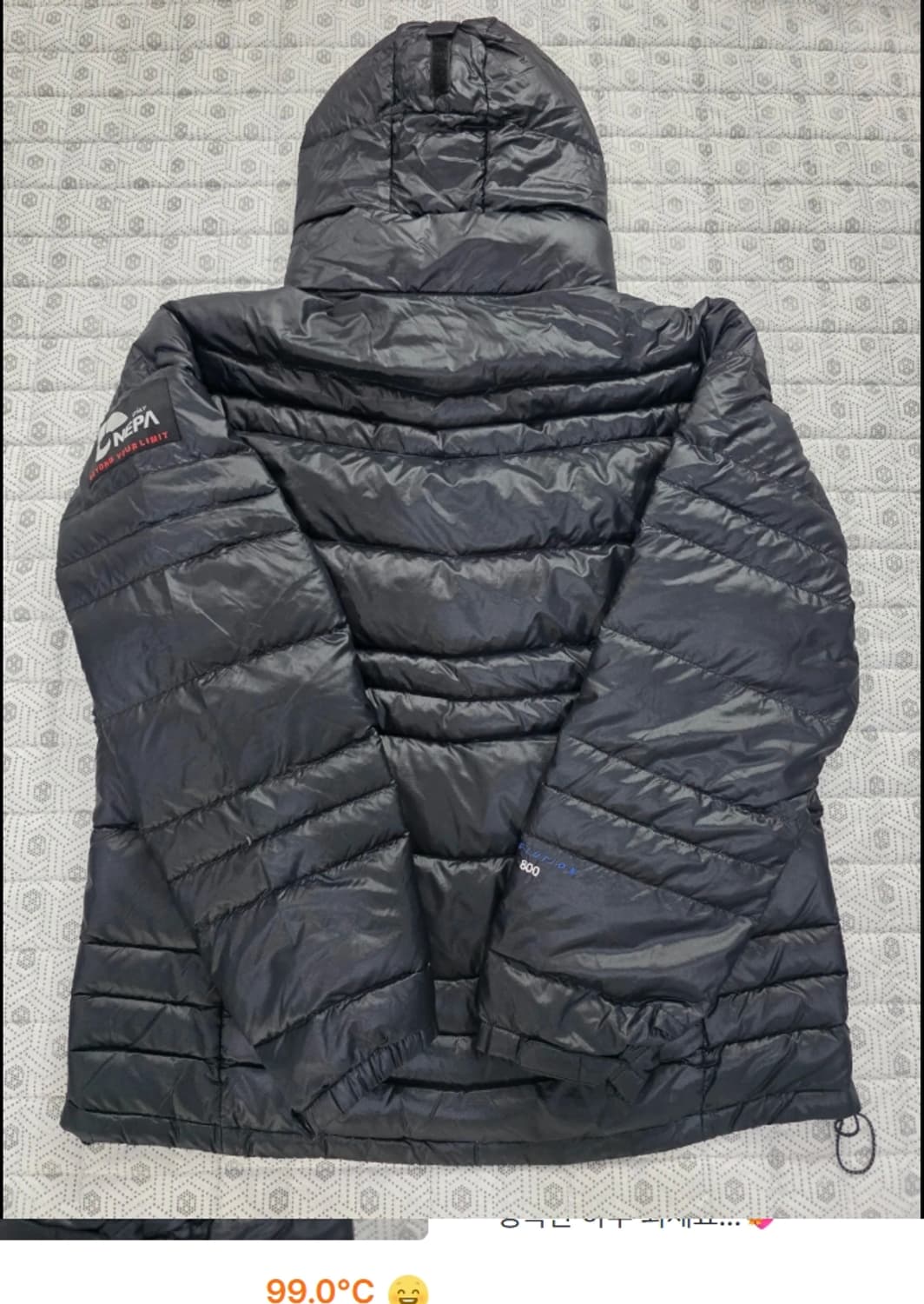 네파 에볼루션 800 구스다운 패딩 L 상품이미지3