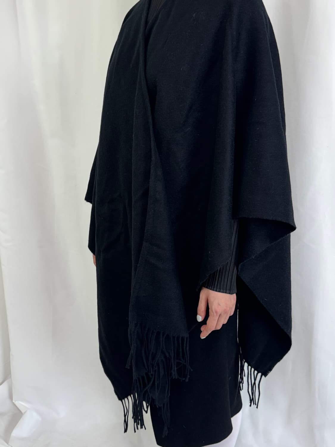 블랙 판초 상품이미지3