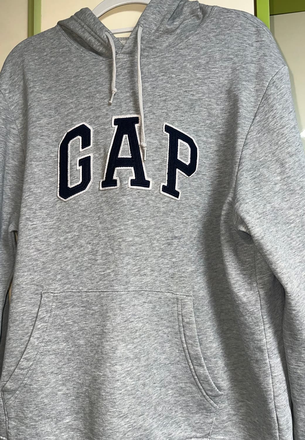 빈티지 갭 GAP 빅로고 그레이 후드티 상품이미지3