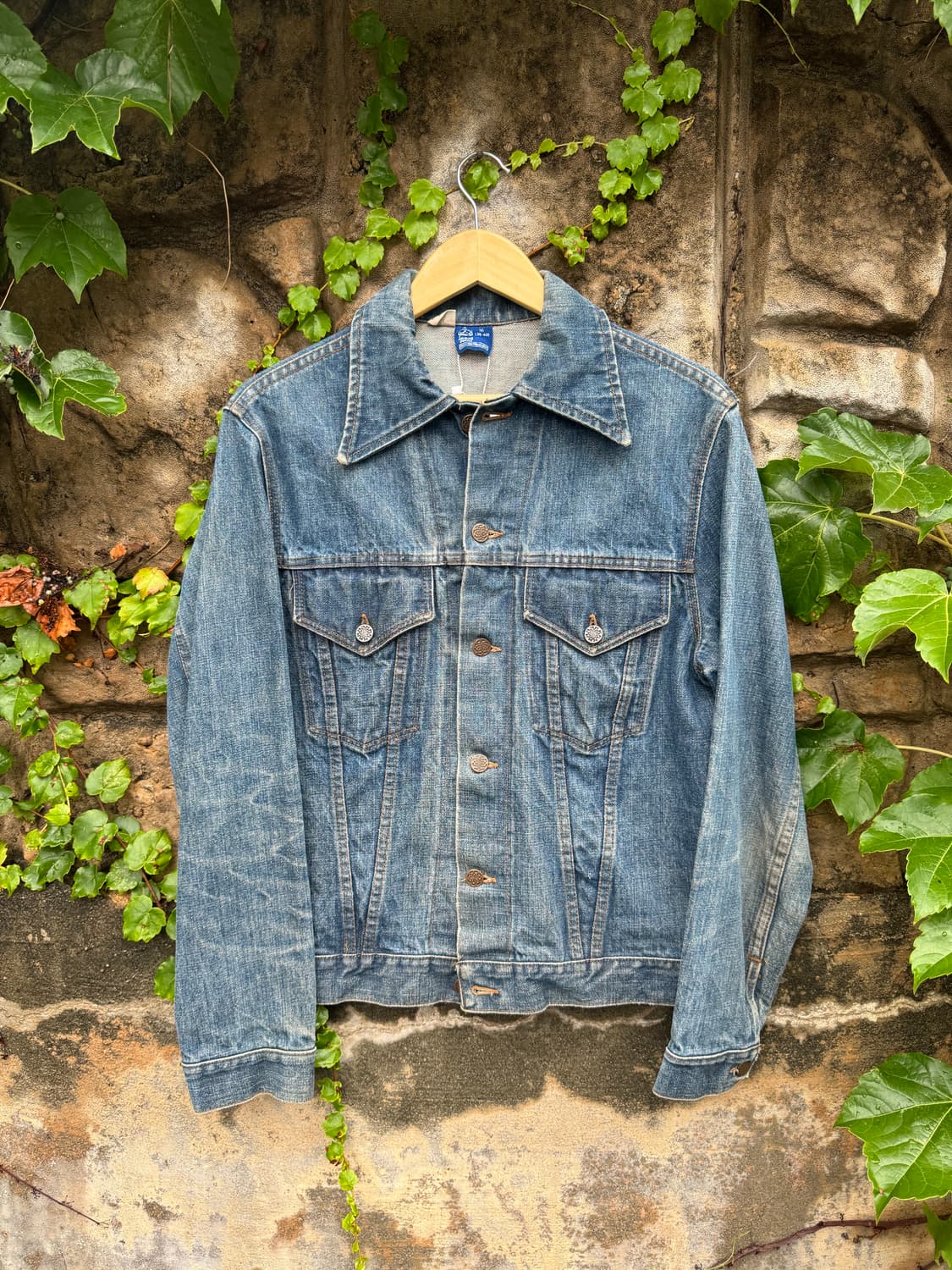 70s 시어스 sears 3rd 빈티지 데님 트러커 자켓 M 상품이미지1