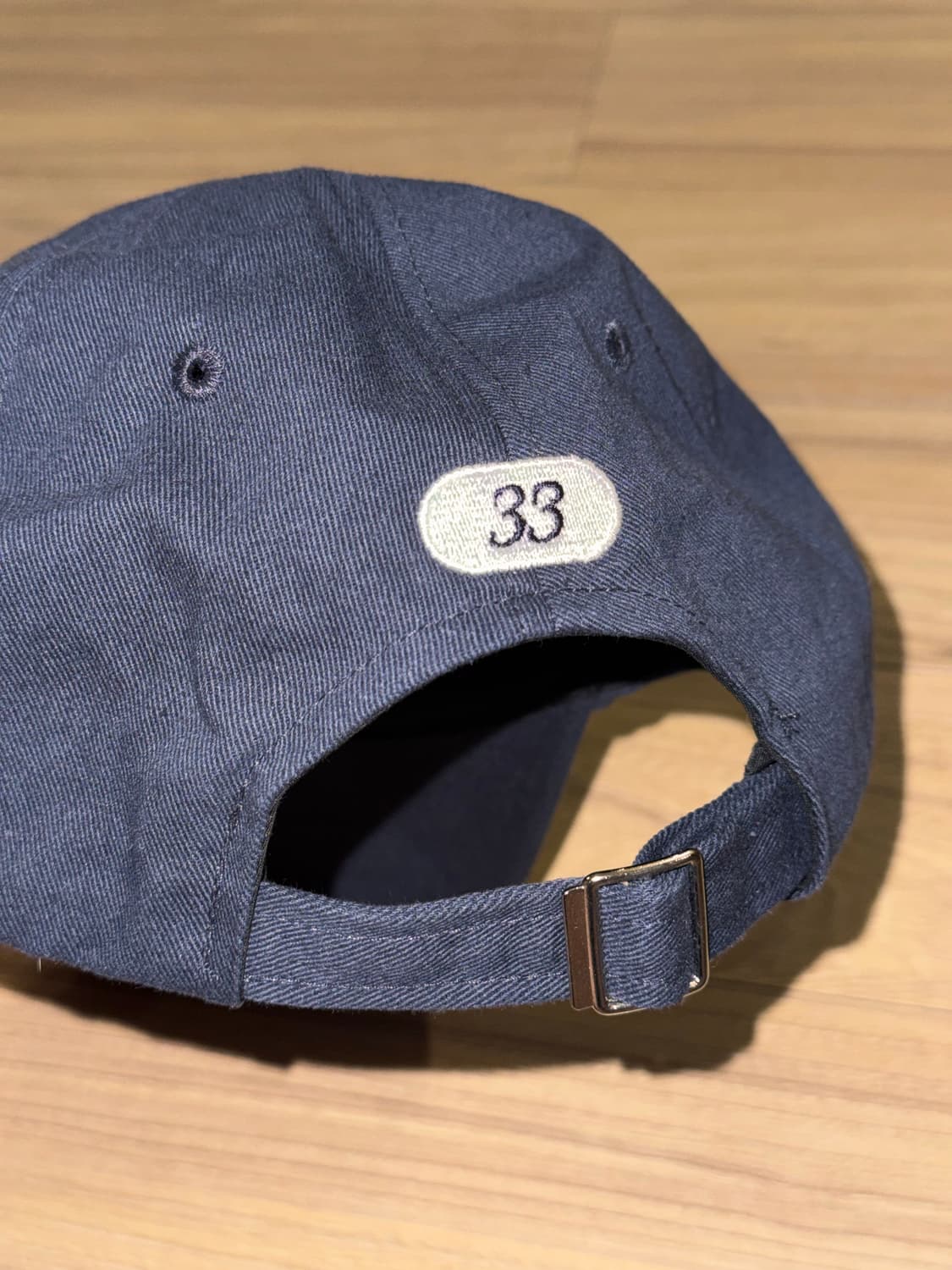 The Sweat 더스웻 커시브 로고 캡 네이비  상품이미지3