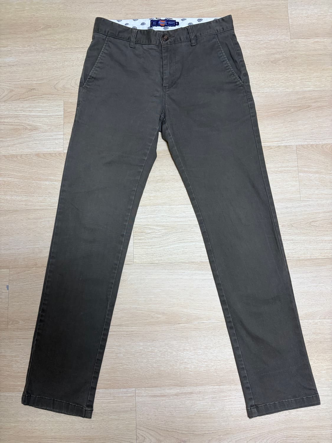 디키즈 카키 코튼 팬츠 상품이미지1