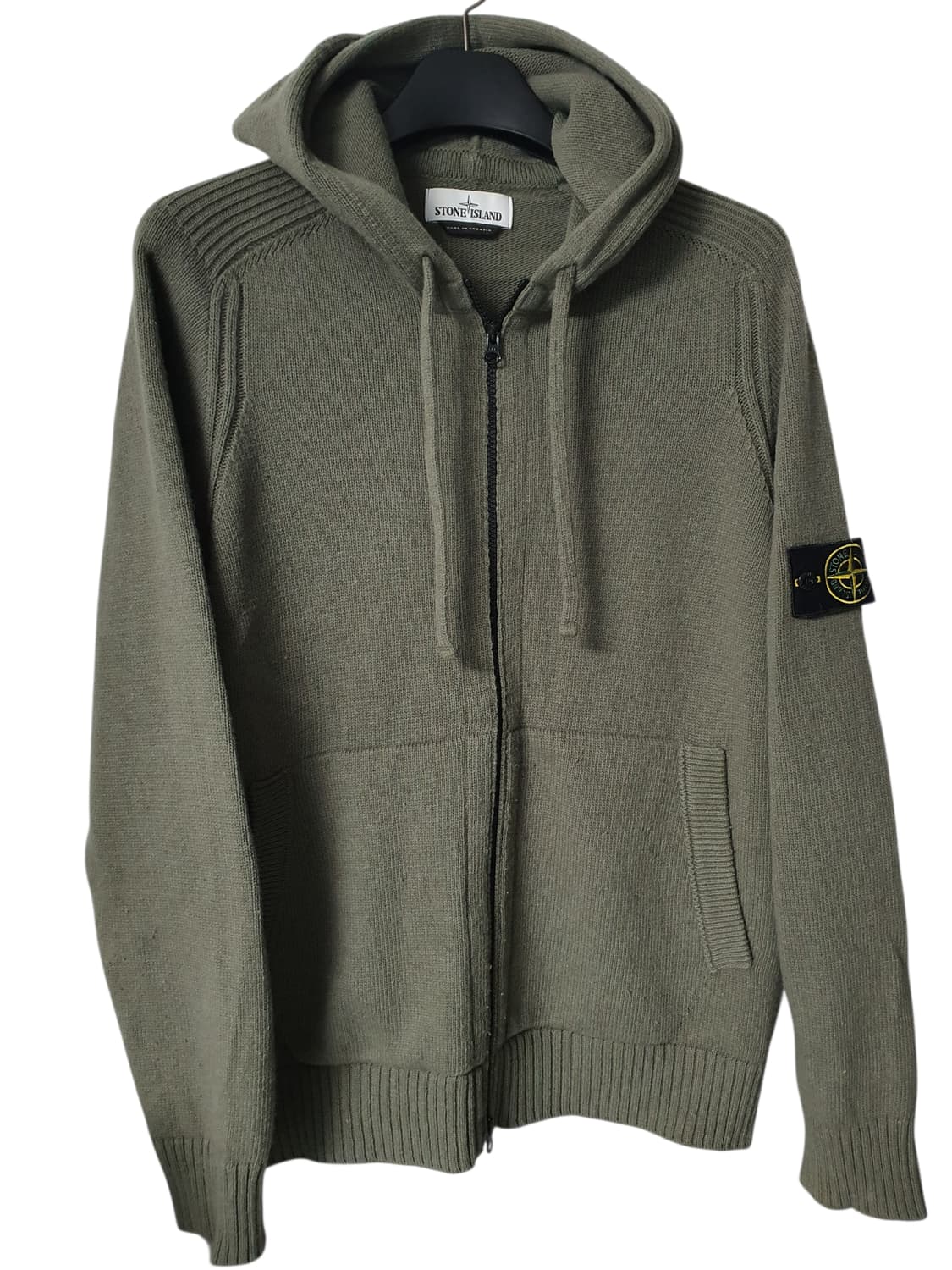 스톤아일랜드 니트 후드집업 상품이미지1