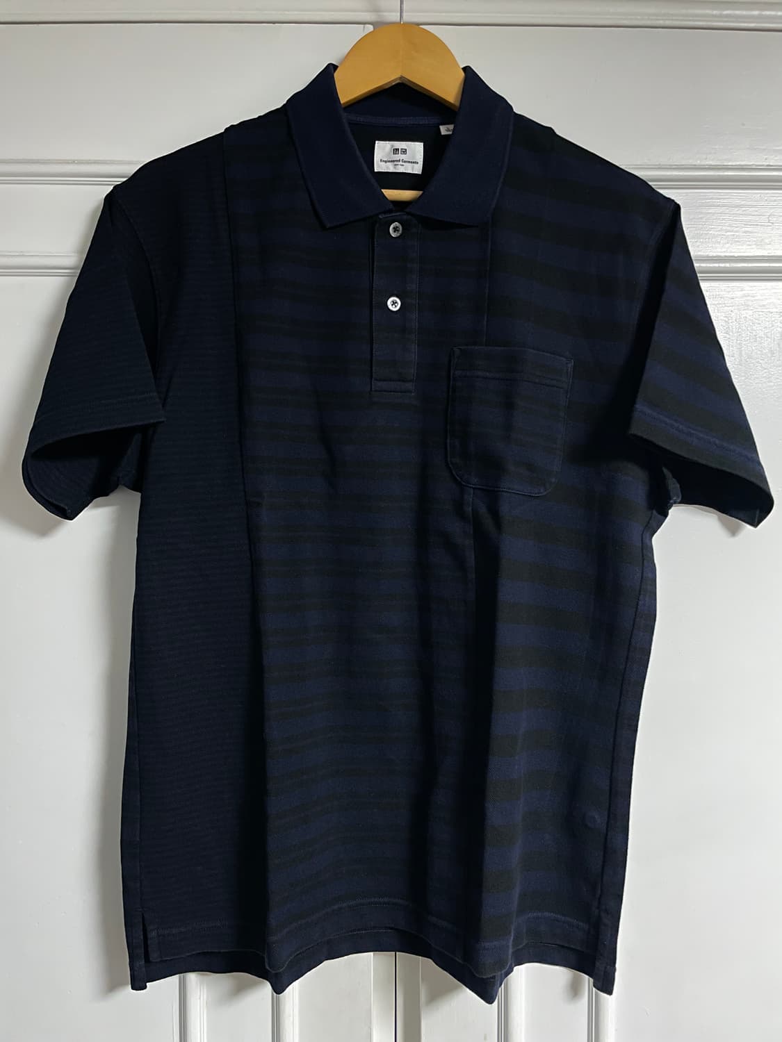 UNIQLO×EG Dry Pique Striped Polo Shirt L 상품이미지1