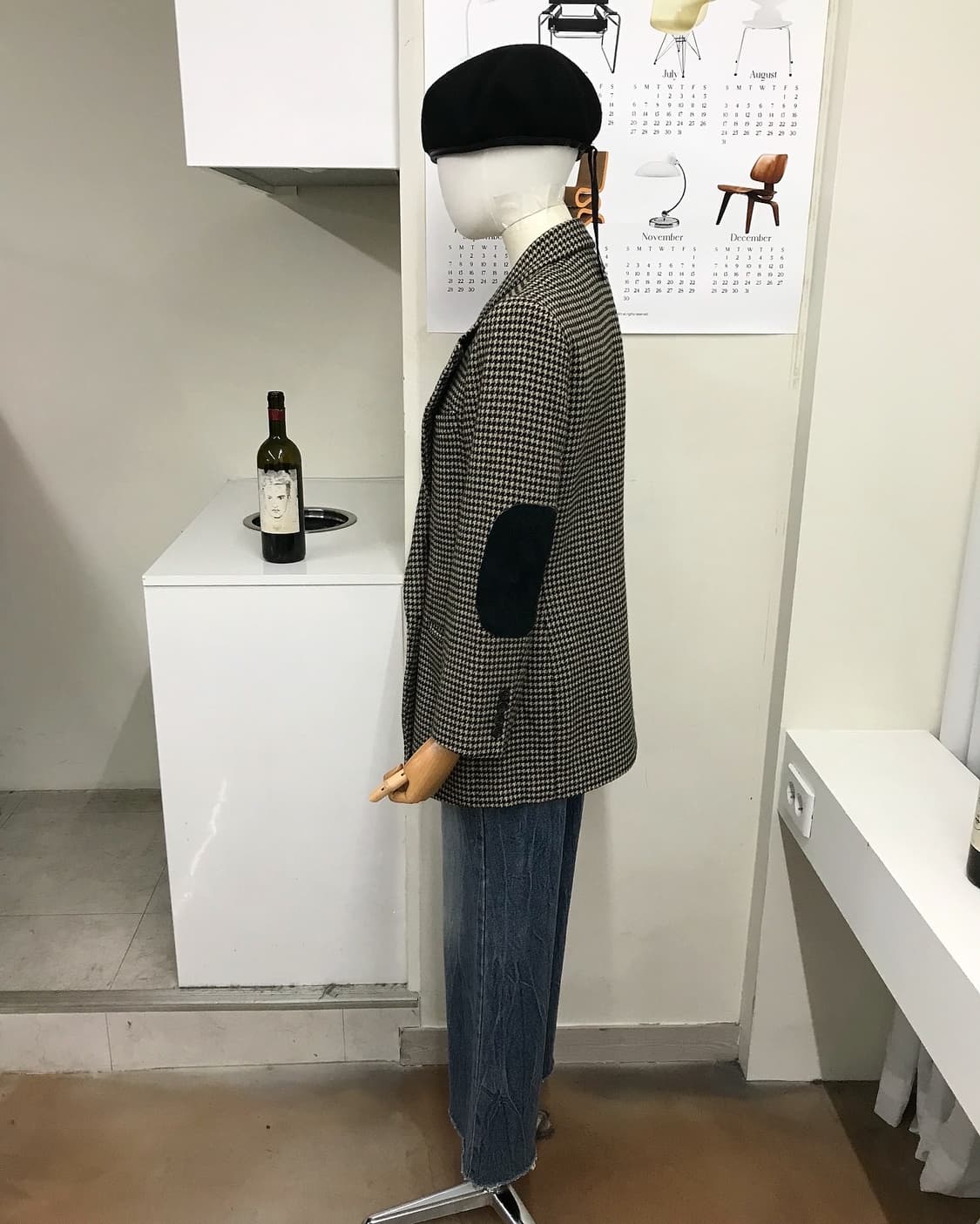 폴로 하운드체크 더블 울 코트 상품이미지9