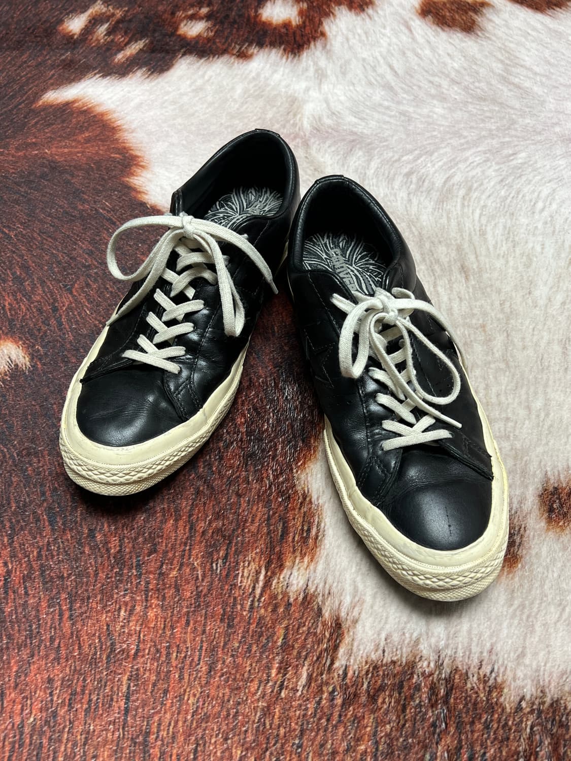 [280] Converse 컨버스 원스타 레더 블랙 상품이미지3