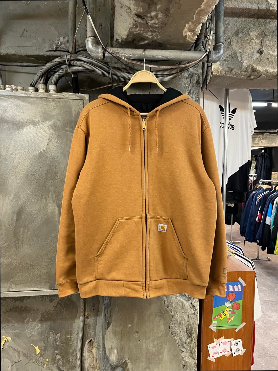 칼하트 후드집업 카멜 M #csz2650 상품이미지1