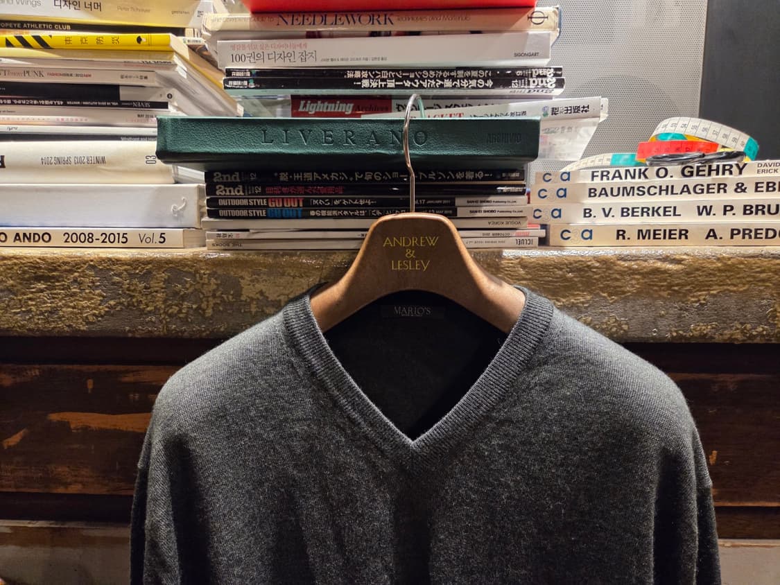 이탈리아 니트브랜드 마리오 메리노울니트 상품이미지8