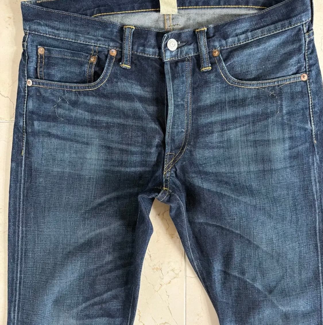 Rrl 슬림 부츠컷 셀비지 데님 상품이미지4