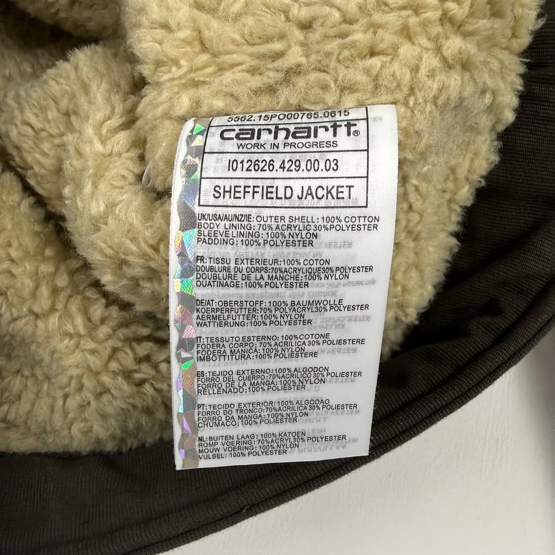 칼하트 쉐필드 자켓 55 상품이미지3