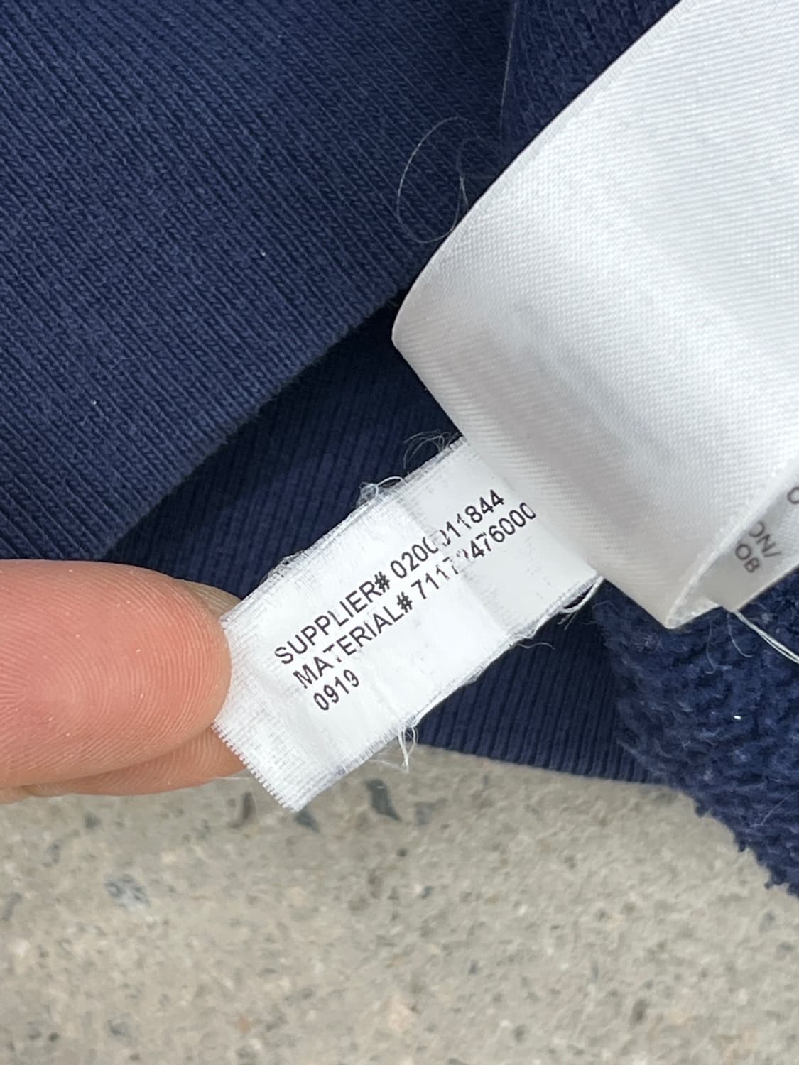 폴로 랄프로렌 네이비 써멀 후드집업  상품이미지9