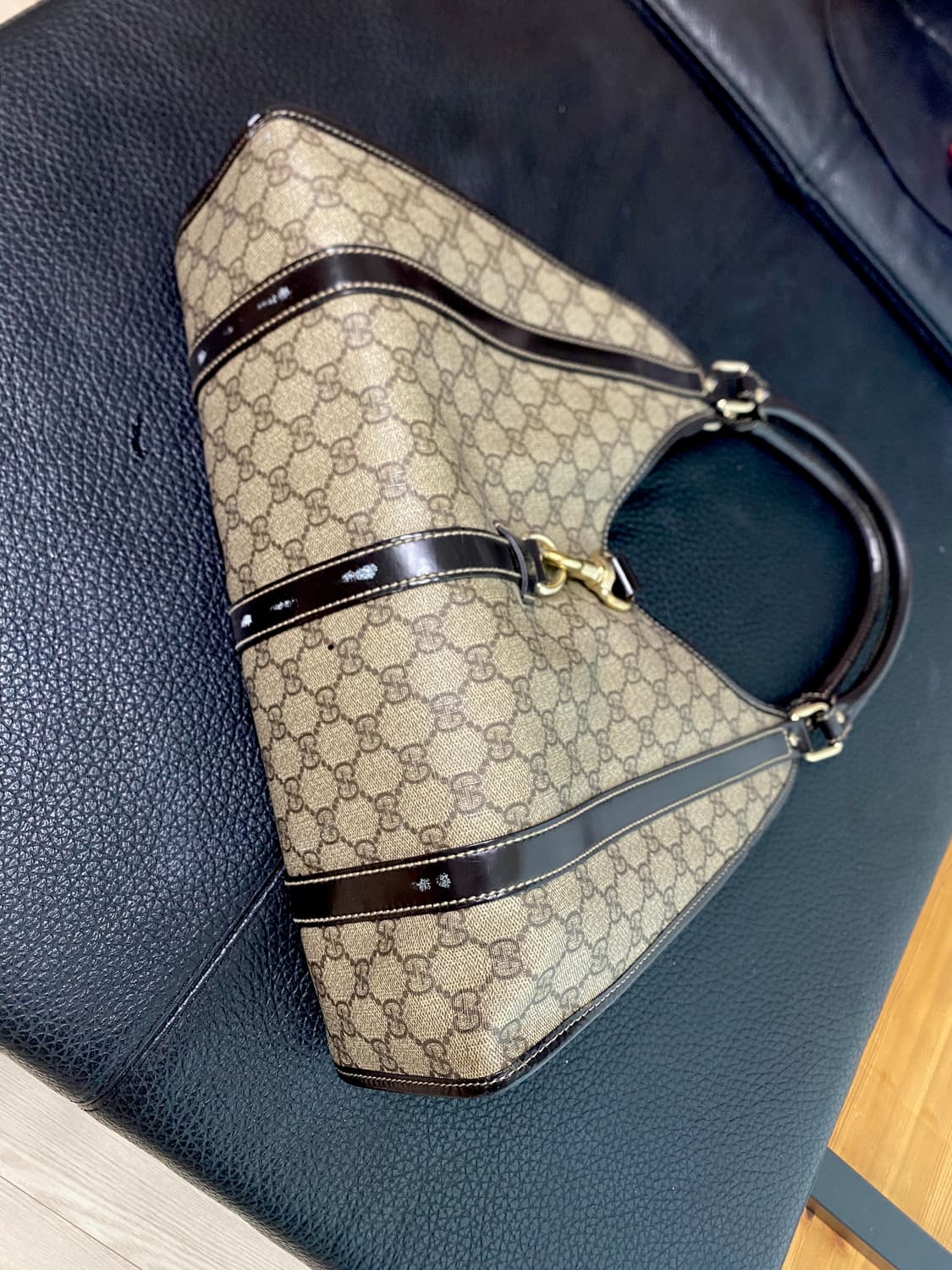 Gucci(구찌) 265699 GG로고 캔버스 토트백 겸 숄더백 상품이미지9