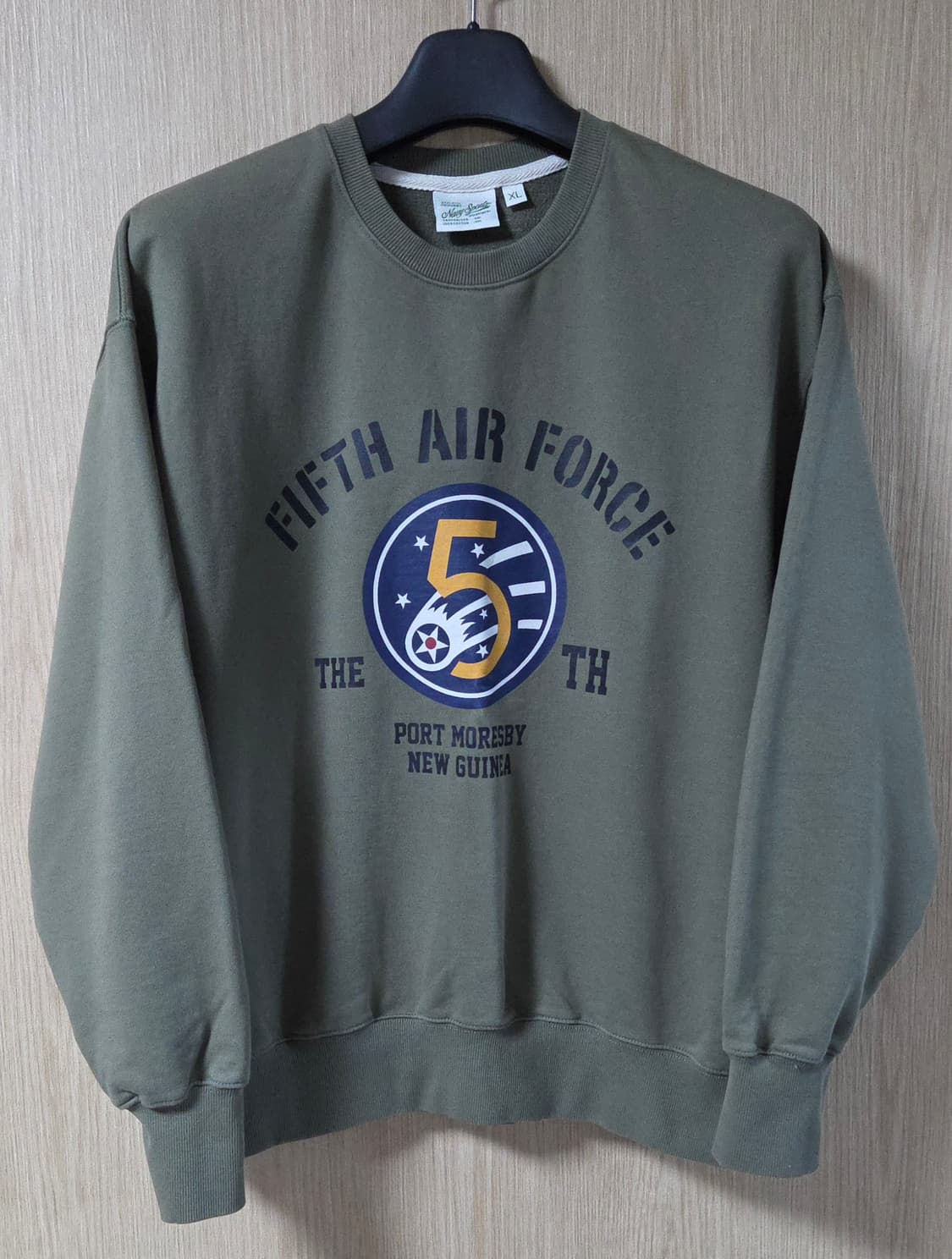 (착샷) 유니폼브릿지 5th 에어 포스 맨투맨 스웻 티셔츠  상품이미지1