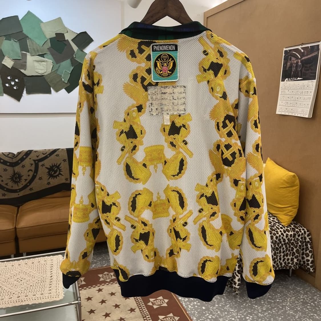 페노메논 유니크 키치 펑크 패턴 리버시블 양면 자켓 L C09907 상품이미지6